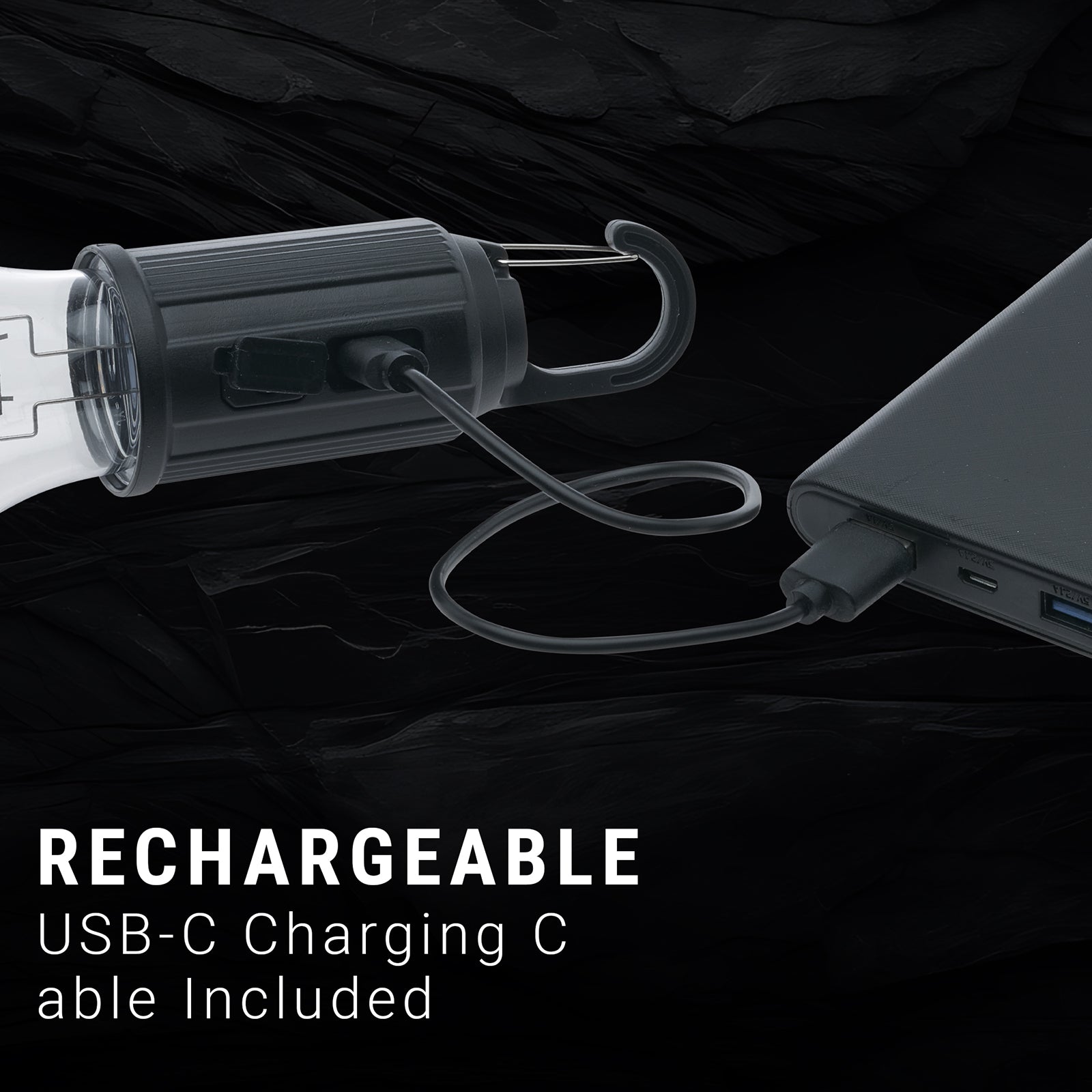 LitezAll® Rechargeable Warm White Bulb with Carabiner - LitezAll - Wireless Lighting Solutions - 7