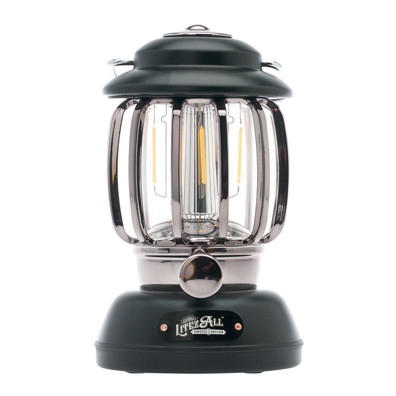 LitezAll Ole '92 Rechargeable and Battery Powered Camping Lantern with Dimmer