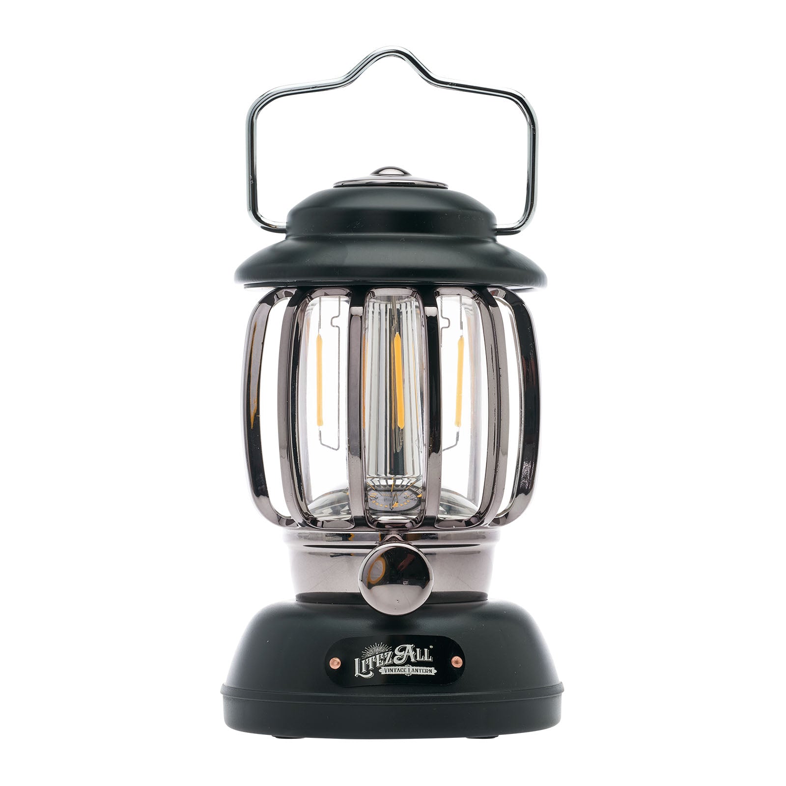 LitezAll Rechargeable and Battery Powered Camping Lantern with