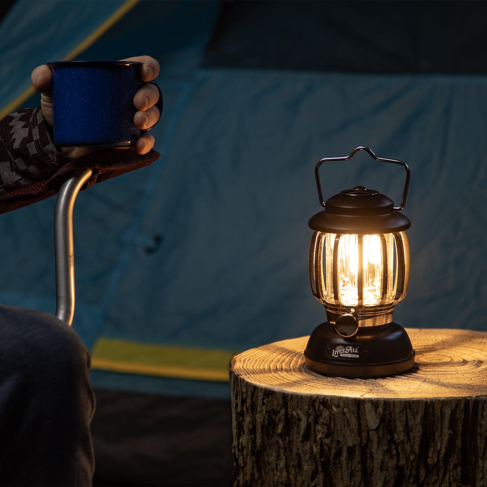 LitezAll® OLE '92® Rechargeable and Battery Powered Camping Lantern with Dimmer - LitezAll - Lanterns - 5