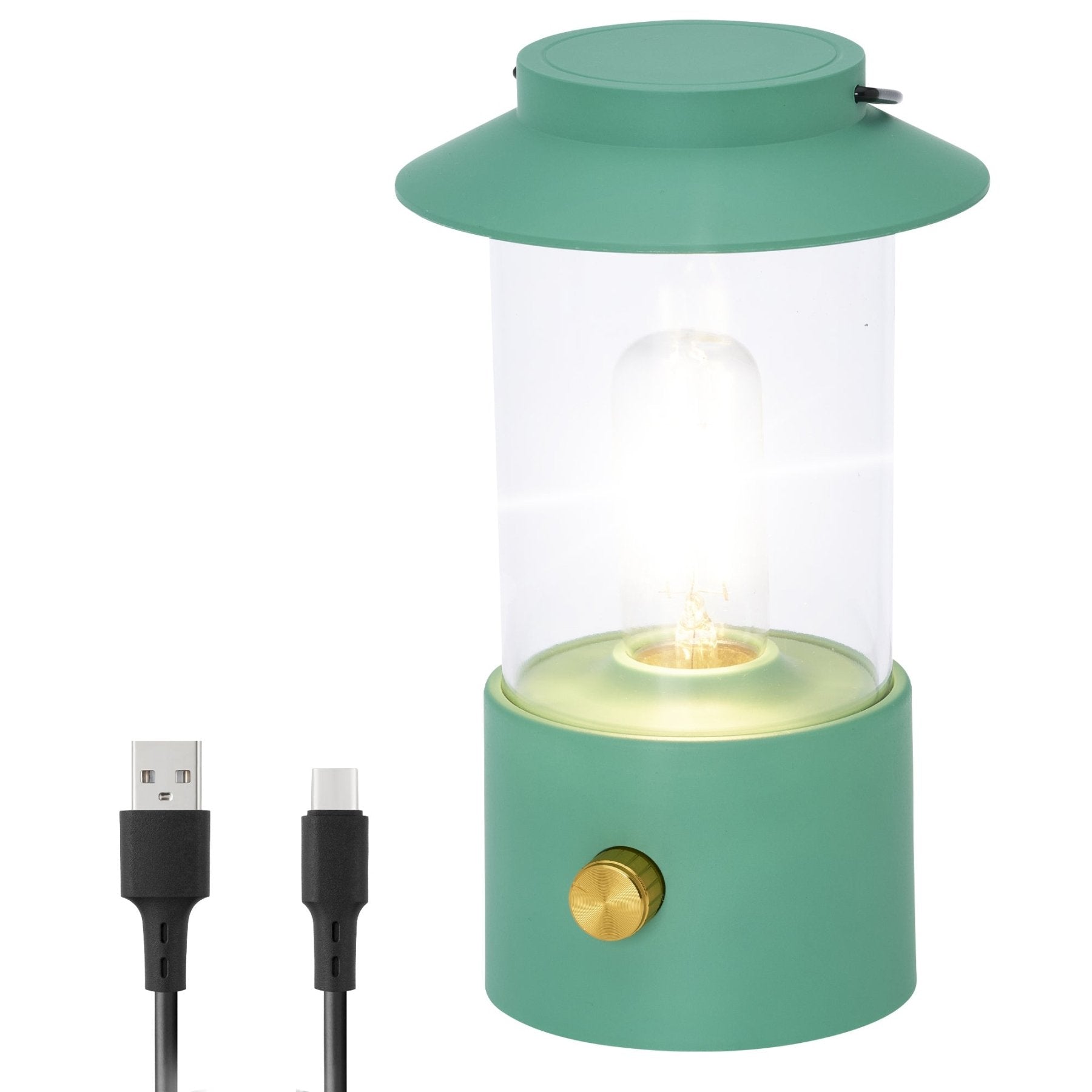 LitezAll Lantern with Dimmable Warm White Filament LED - LitezAll