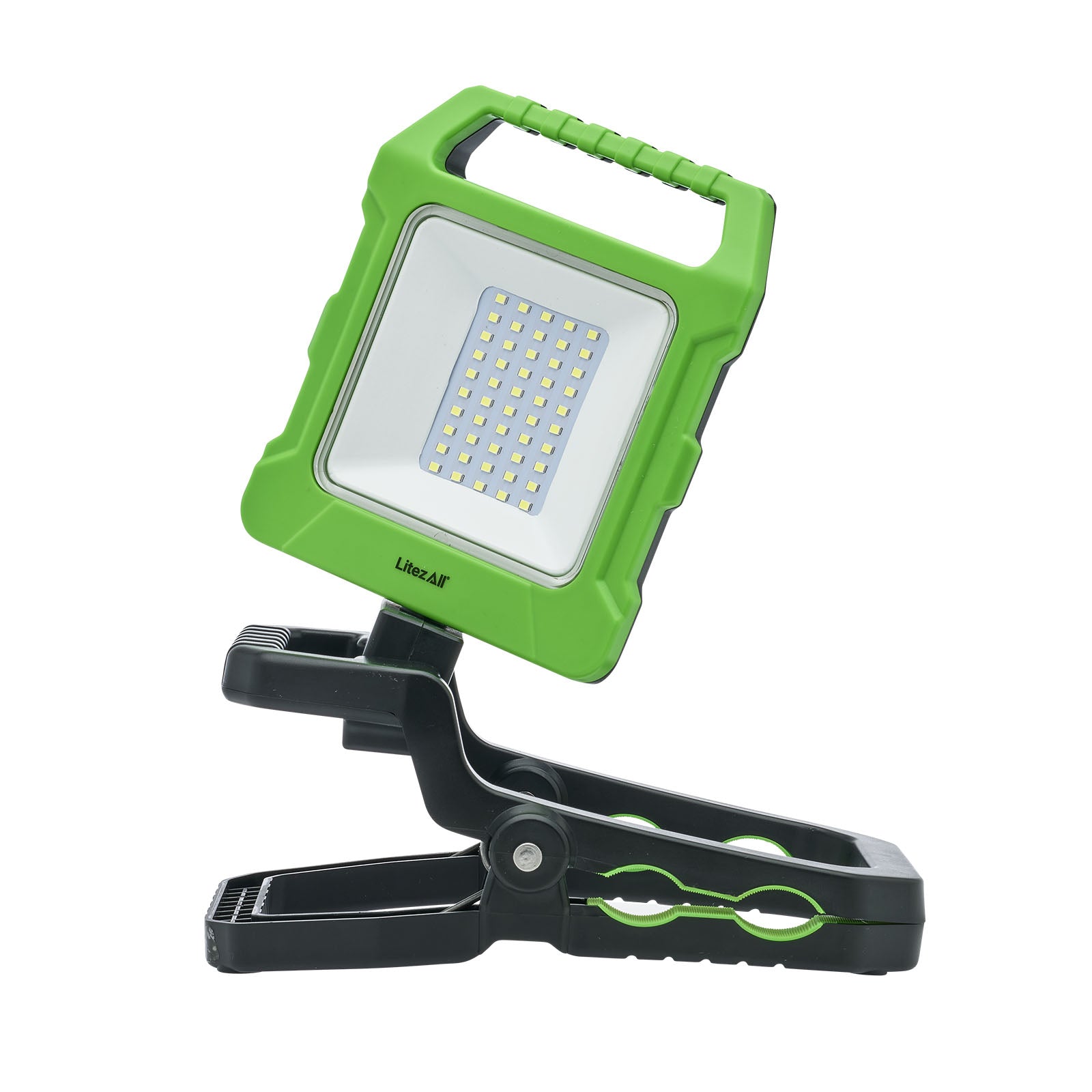 28295 - LA - WRKCLAMP - 4 LitezAll Rechargeable 4000 Lumen Work Light with Clamp - LitezAll - Work Lights - 18