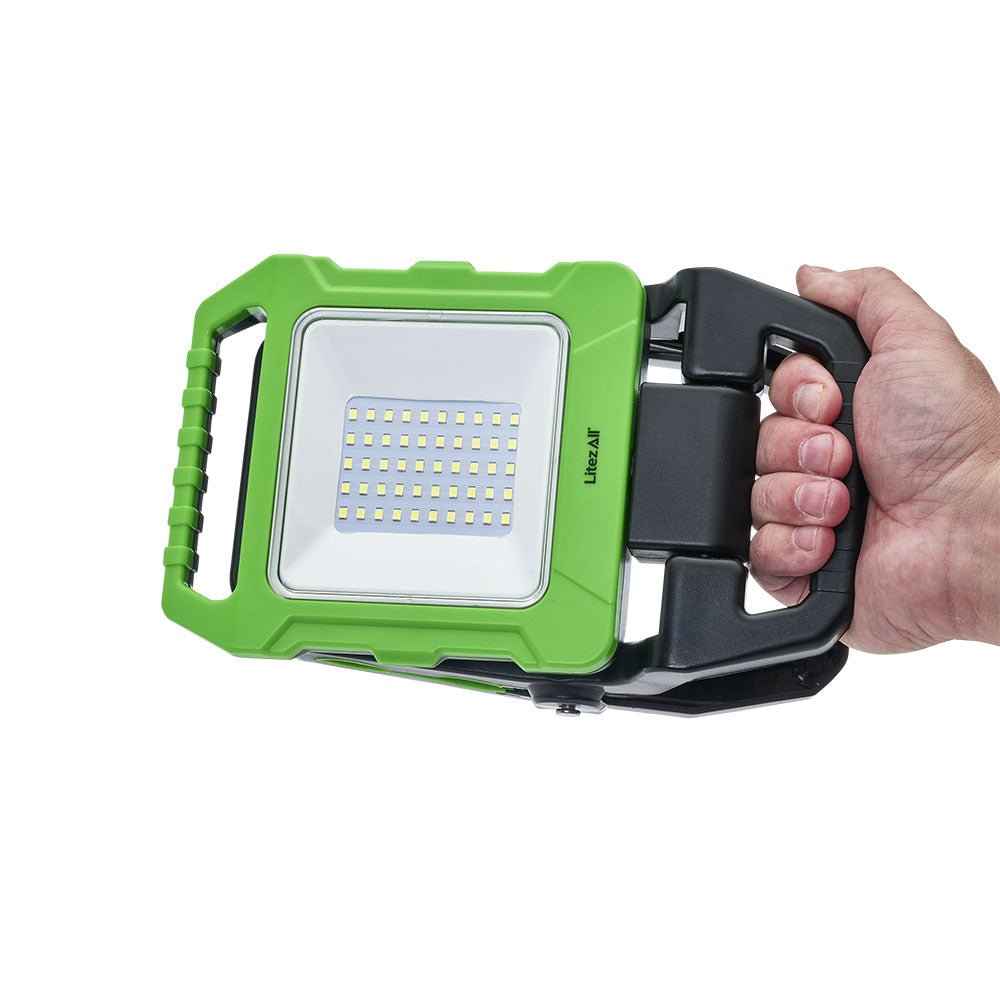 28295 - LA - WRKCLAMP - 4 LitezAll Rechargeable 4000 Lumen Work Light with Clamp - LitezAll - Work Lights - 39