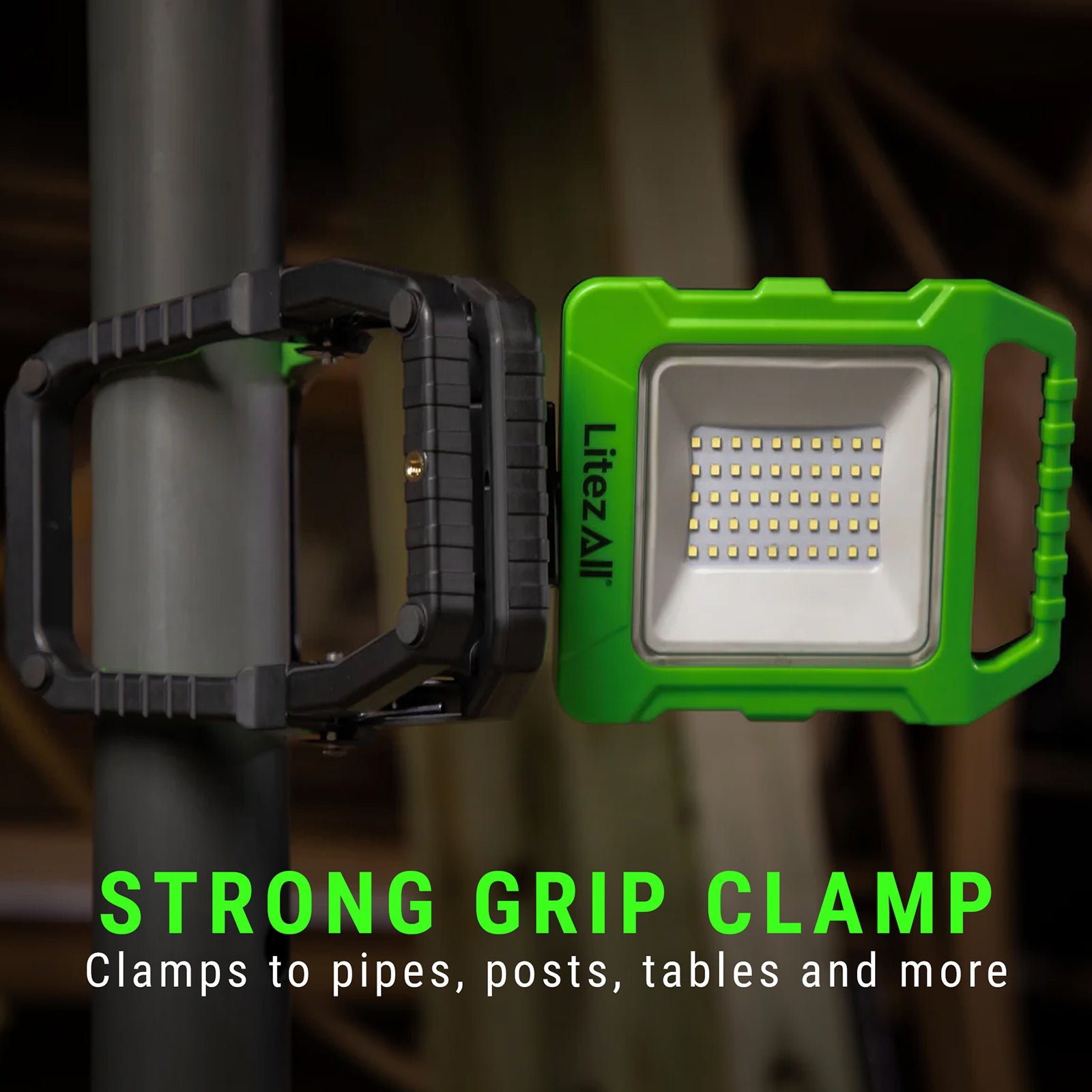 LitezAll® Rechargeable 4000 Lumen Work Light with Clamp - LitezAll - Work Lights - 6