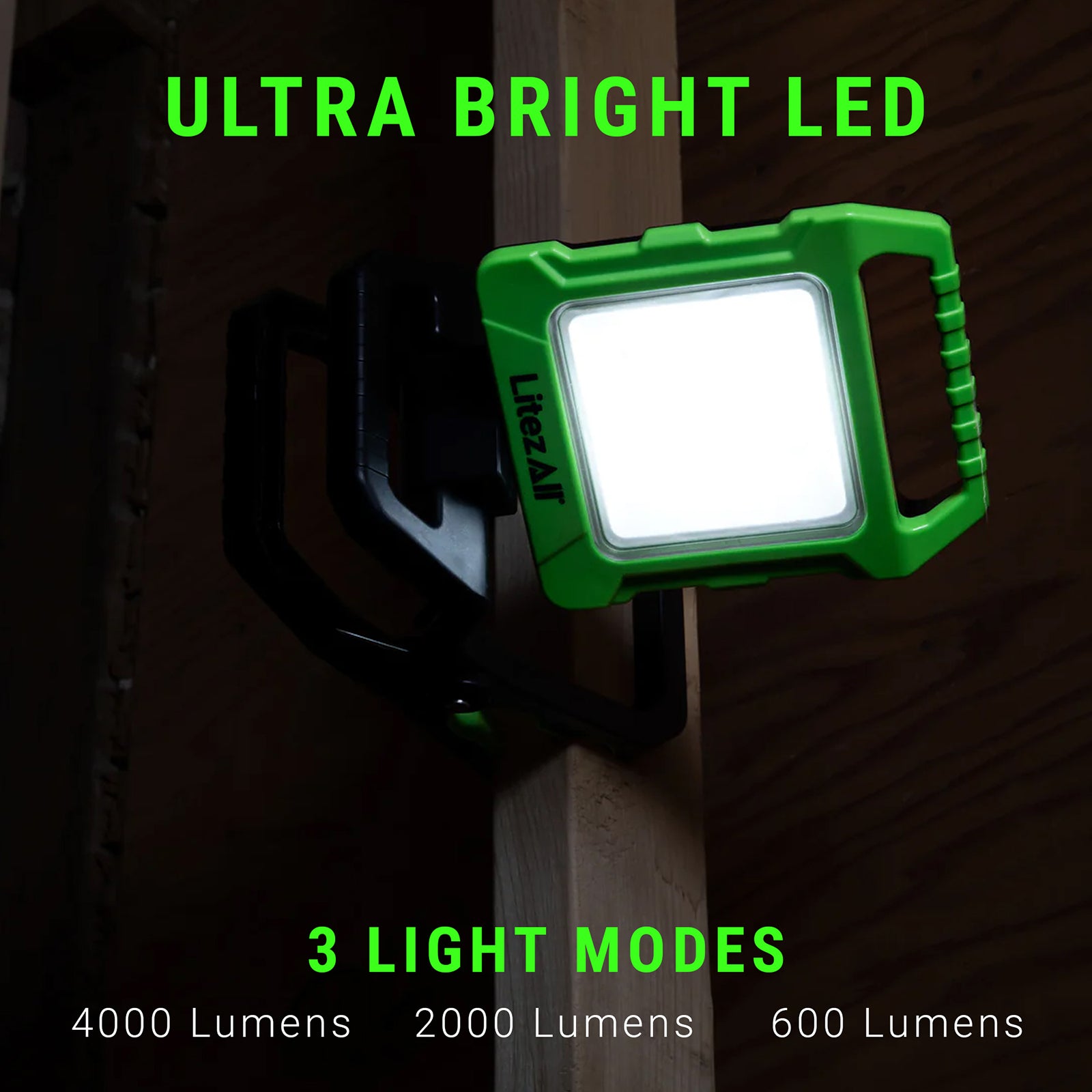LitezAll® Rechargeable 4000 Lumen Work Light with Clamp - LitezAll - Work Lights - 3