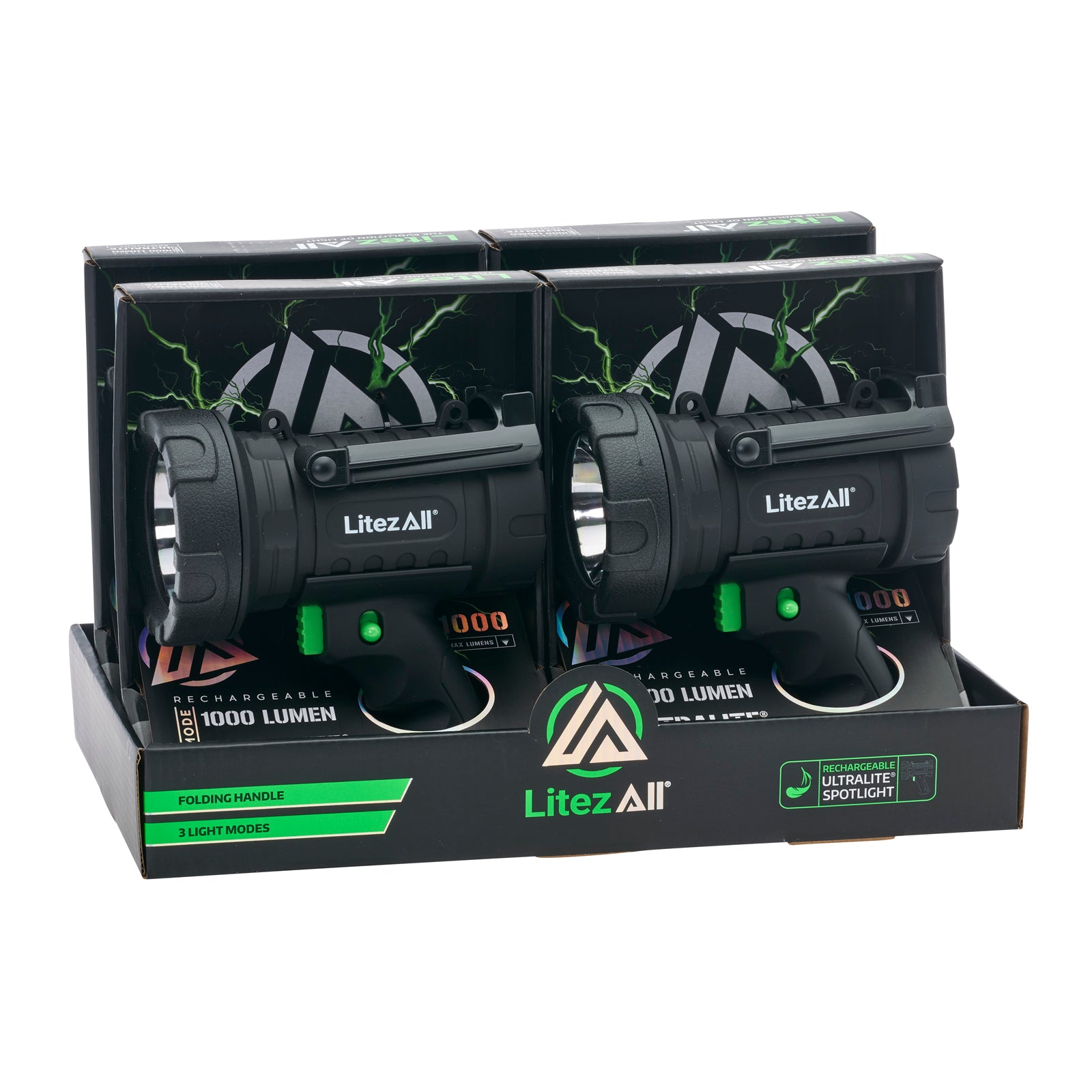 LitezAll ULTAC3 Rechargeable Ultralite Spotlight - LitezAll - Work Lights - 38