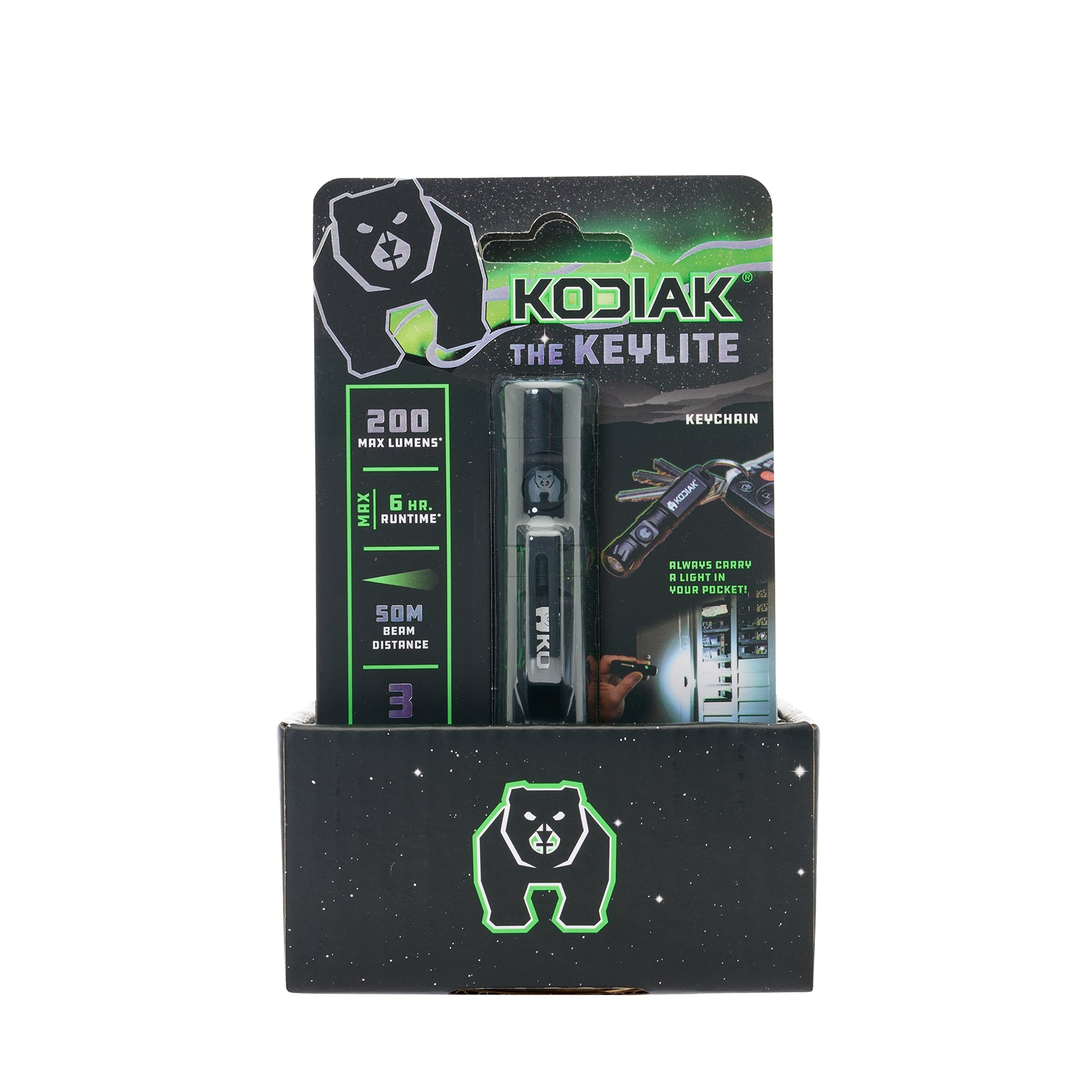 Kodiak® Keychain Flashlight with Clip - LitezAll - Keychain Lights - 25