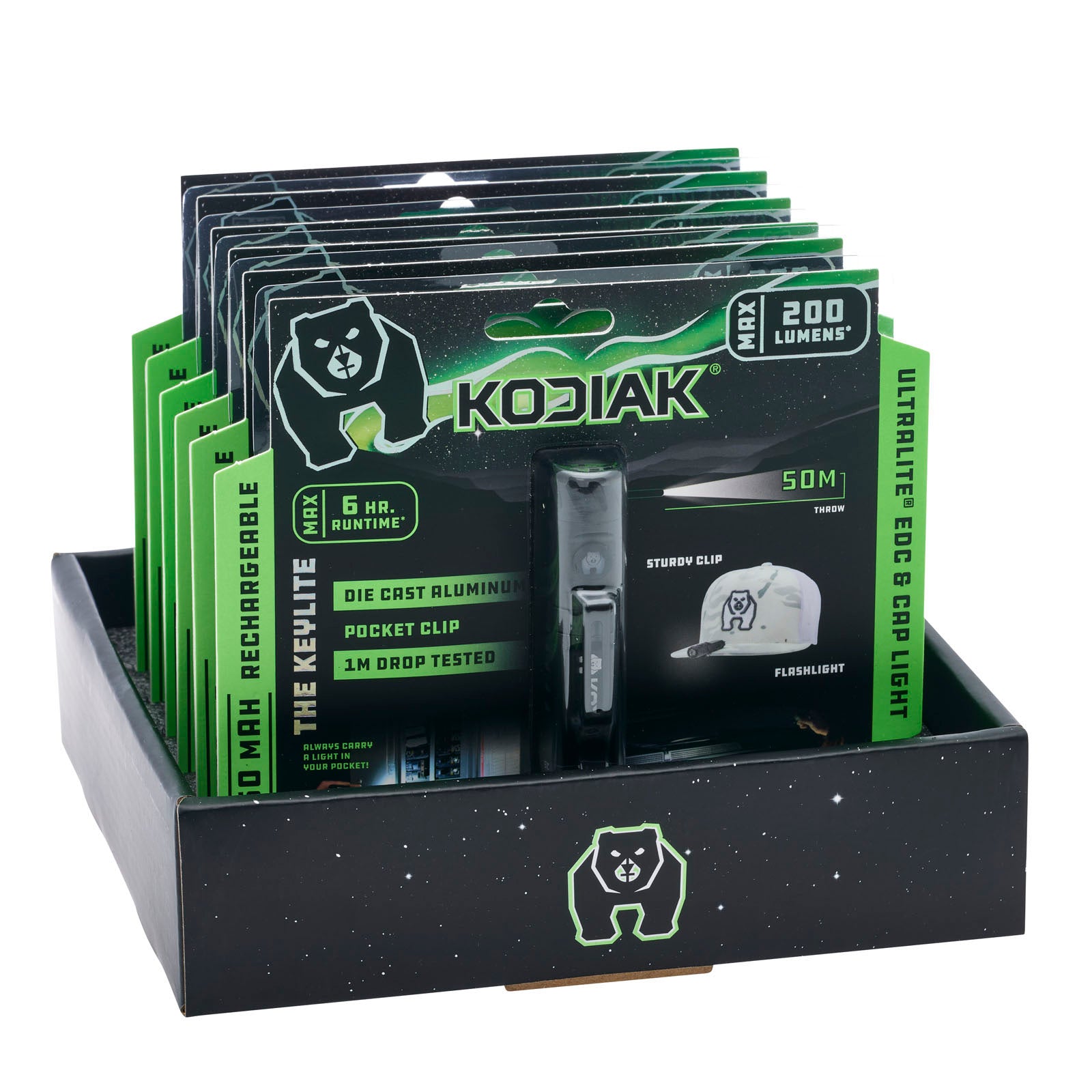 Kodiak® Keychain Flashlight with Clip