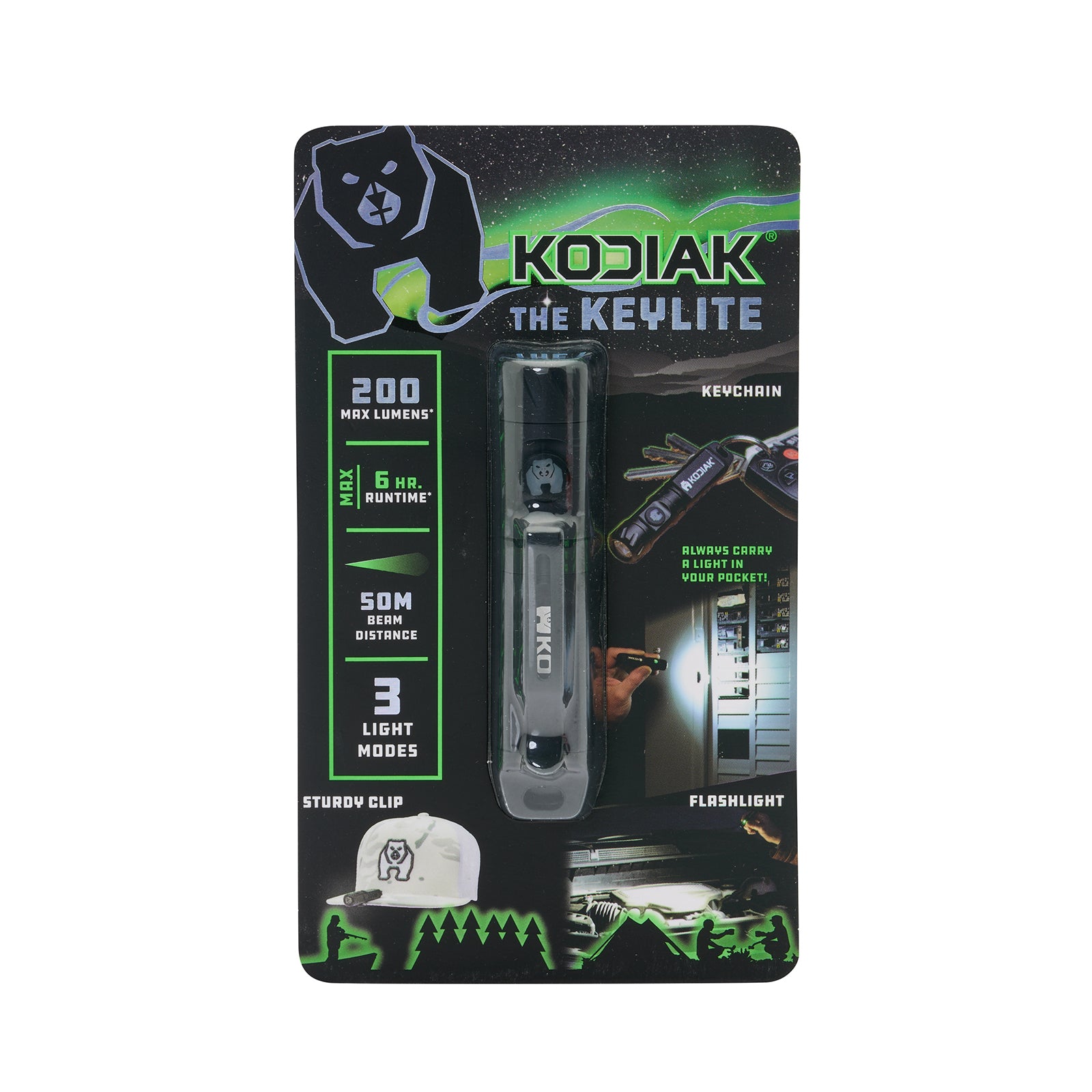 Kodiak® Keychain Flashlight with Clip - LitezAll - Keychain Lights - 33