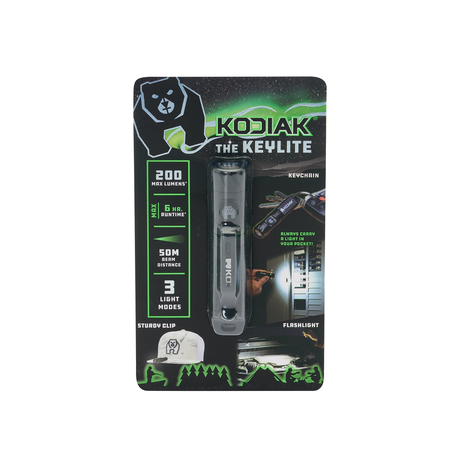 Kodiak® Keychain Flashlight with Clip - LitezAll - Keychain Lights - 34