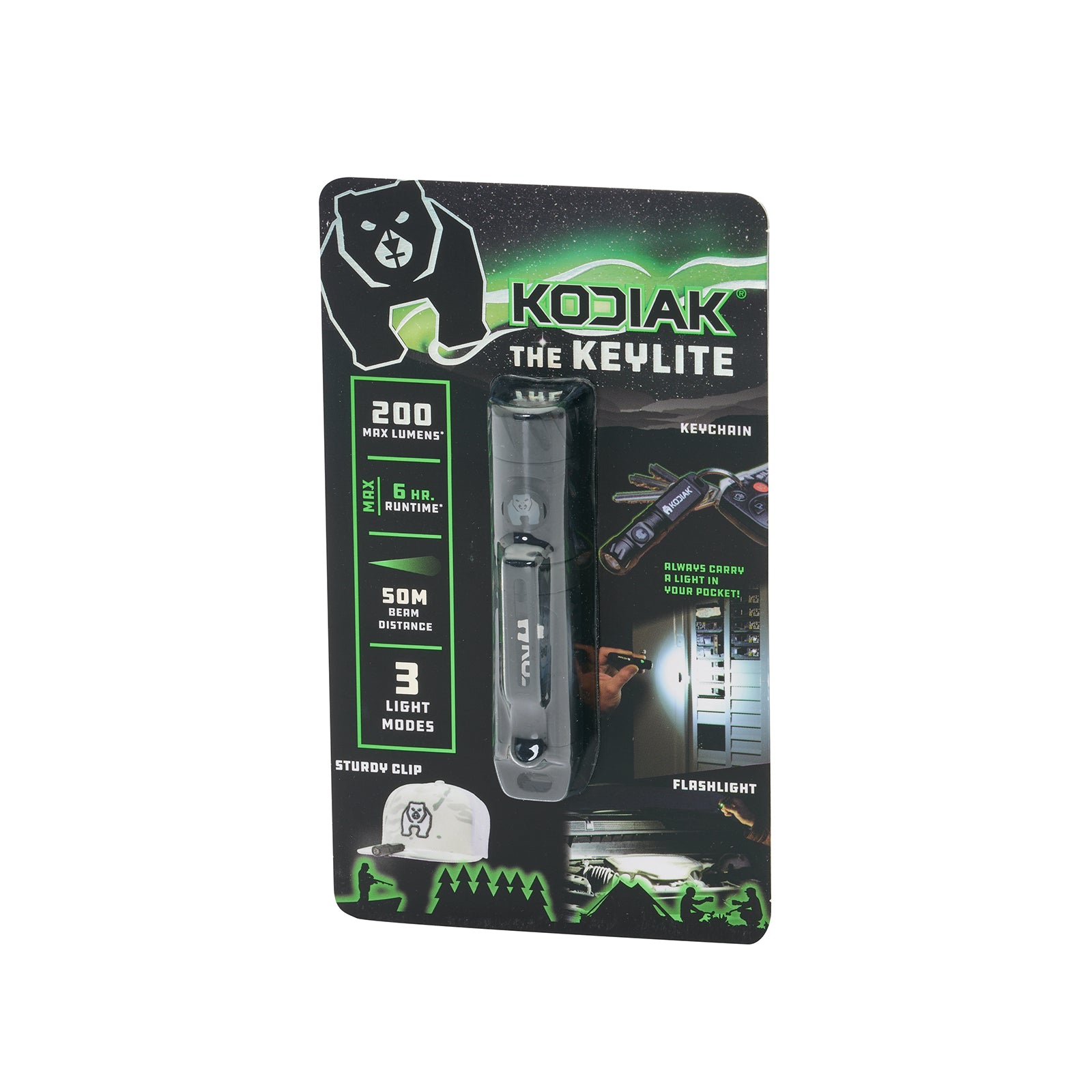 Kodiak® Keychain Flashlight with Clip - LitezAll - Keychain Lights - 36