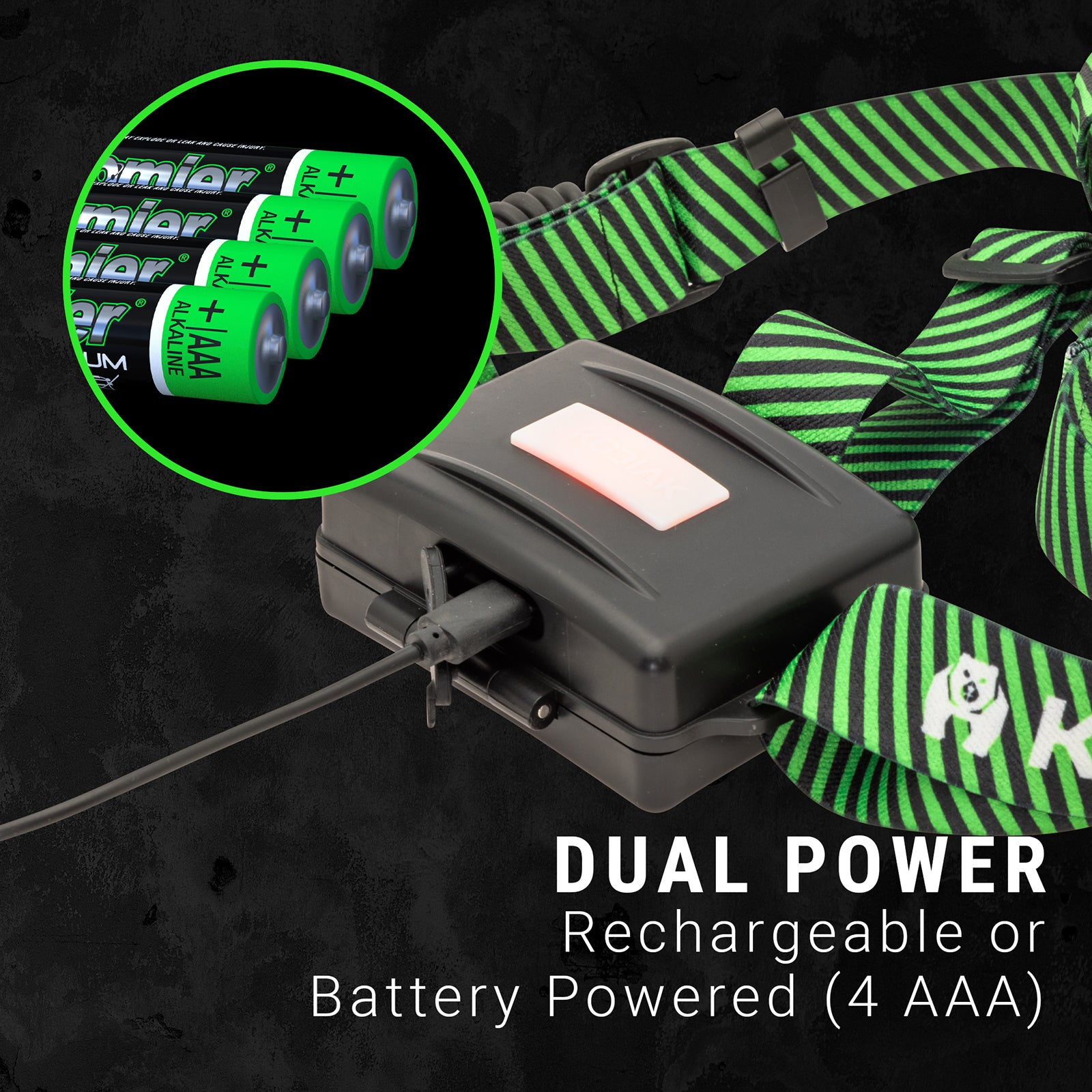 Kodiak® 1000 Lumen Nearly 1/2 Mile Beam Rechargeable Headlamp - LitezAll - Headlamps - 5