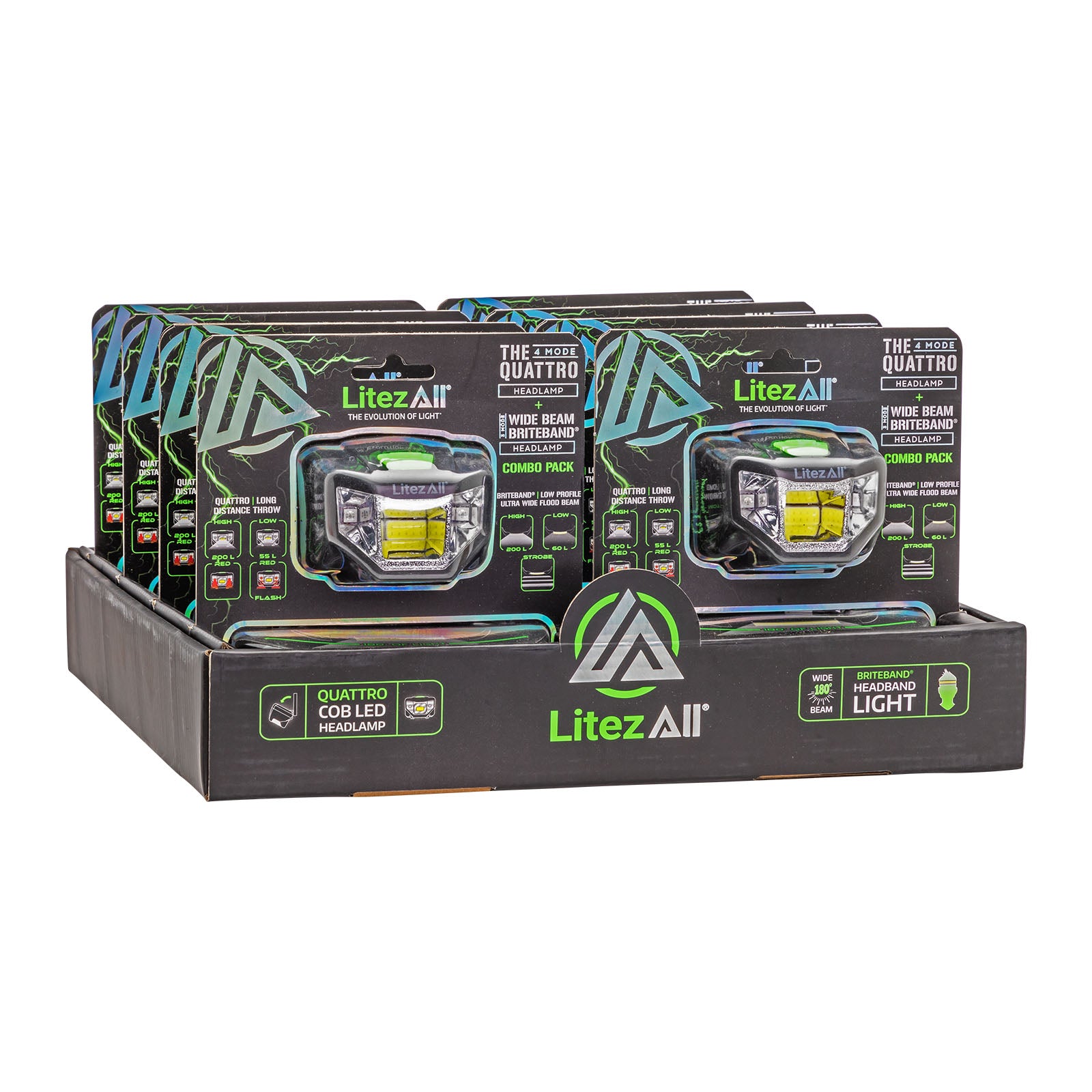 LitezAll Briteband Headlamp + 4 - Mode Headlamp - LitezAll - Combos - 13