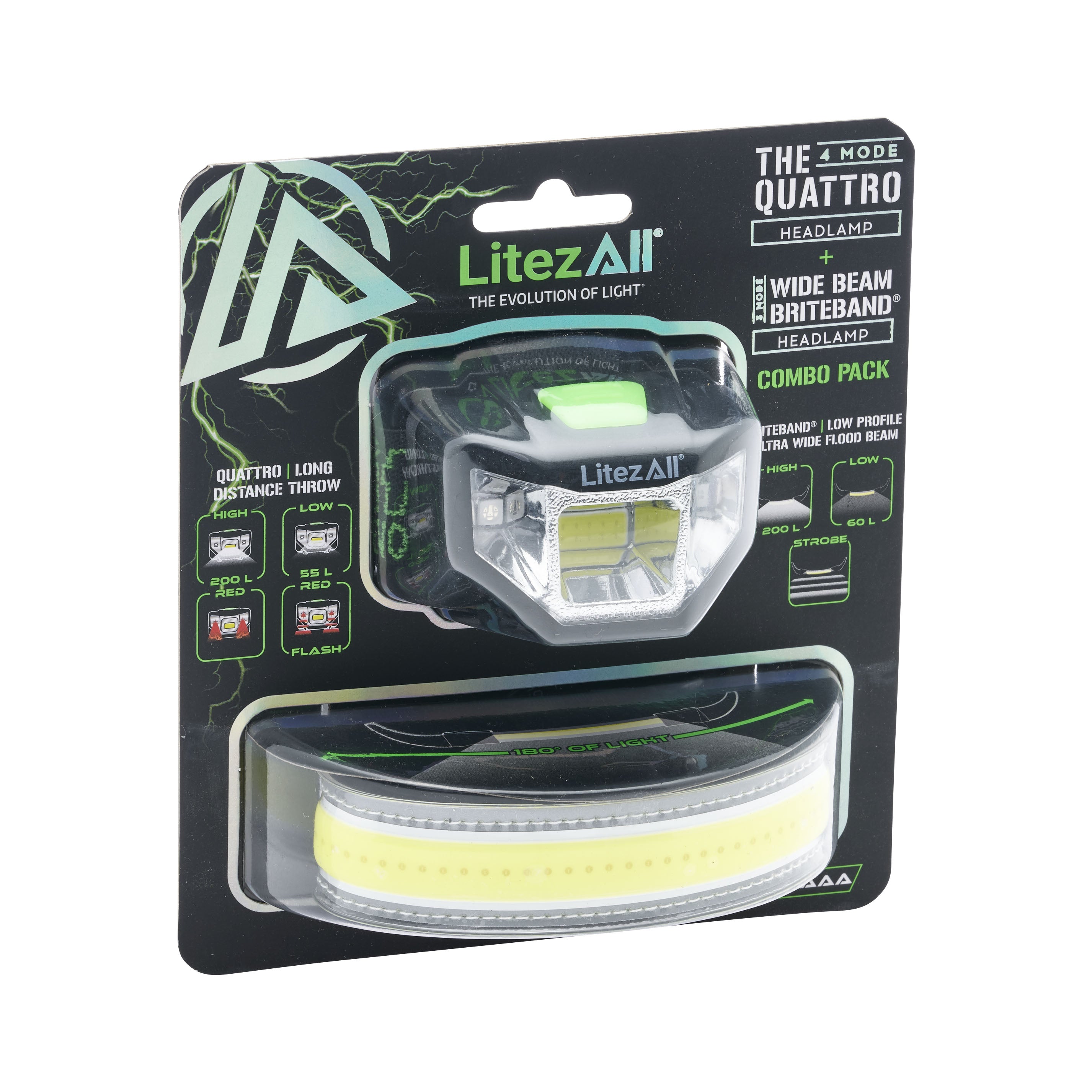 LitezAll Briteband Headlamp + 4 - Mode Headlamp - LitezAll - Combos - 20