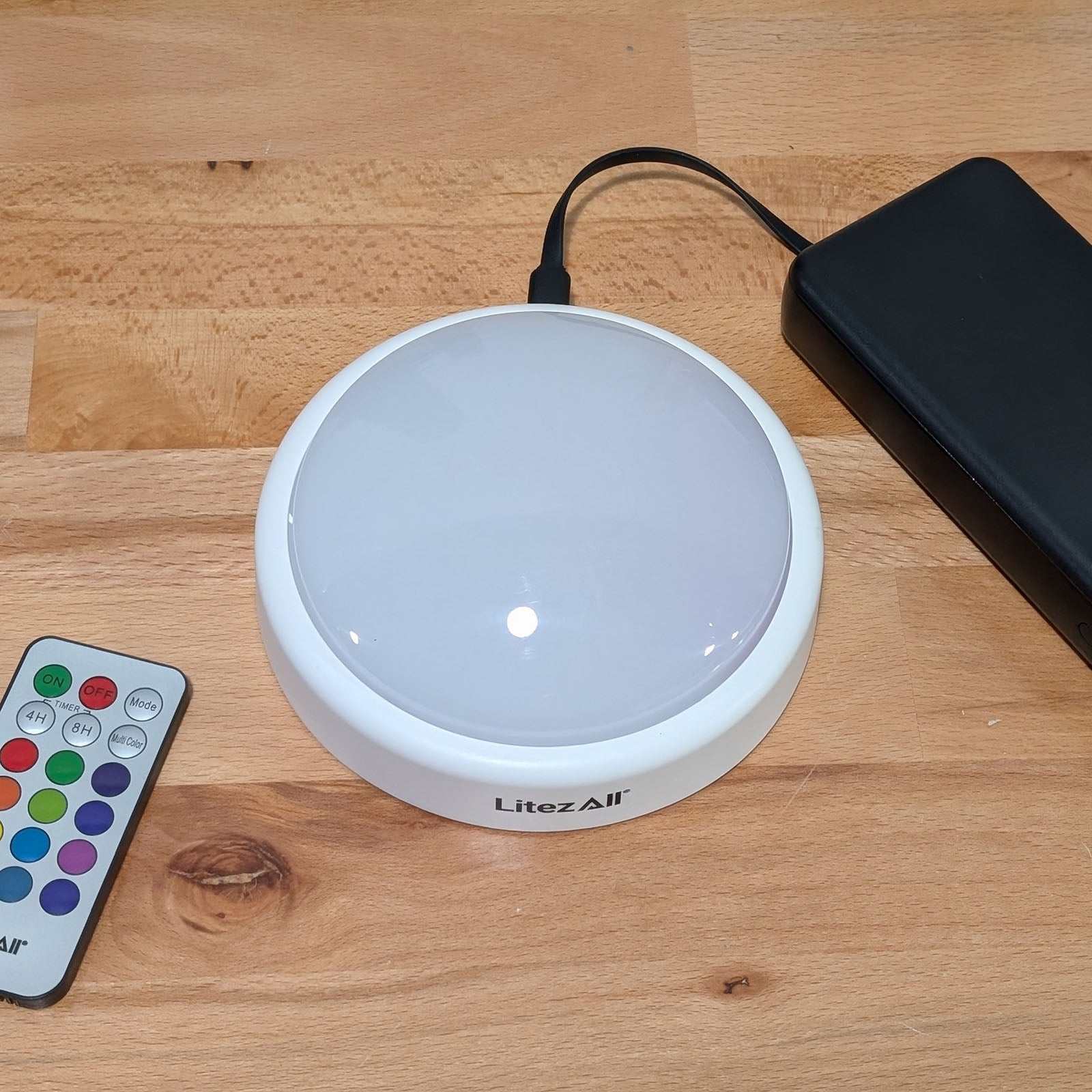 LitezAll® Rechargeable Color Selectable Tap Light with Remote Control - LitezAll - Wireless Lighting Solutions - 7