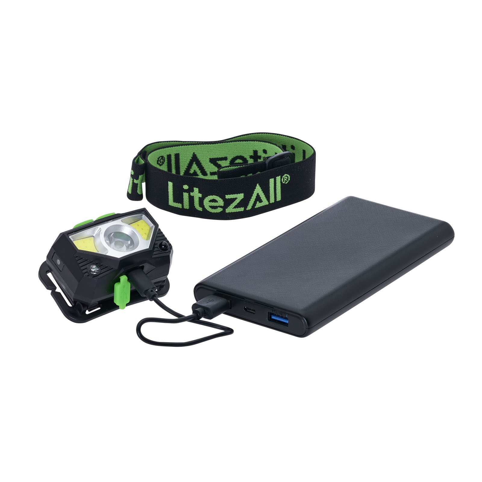 LitezAll® Rechargeable SWYPE® Motion Activated Headlamp - LitezAll