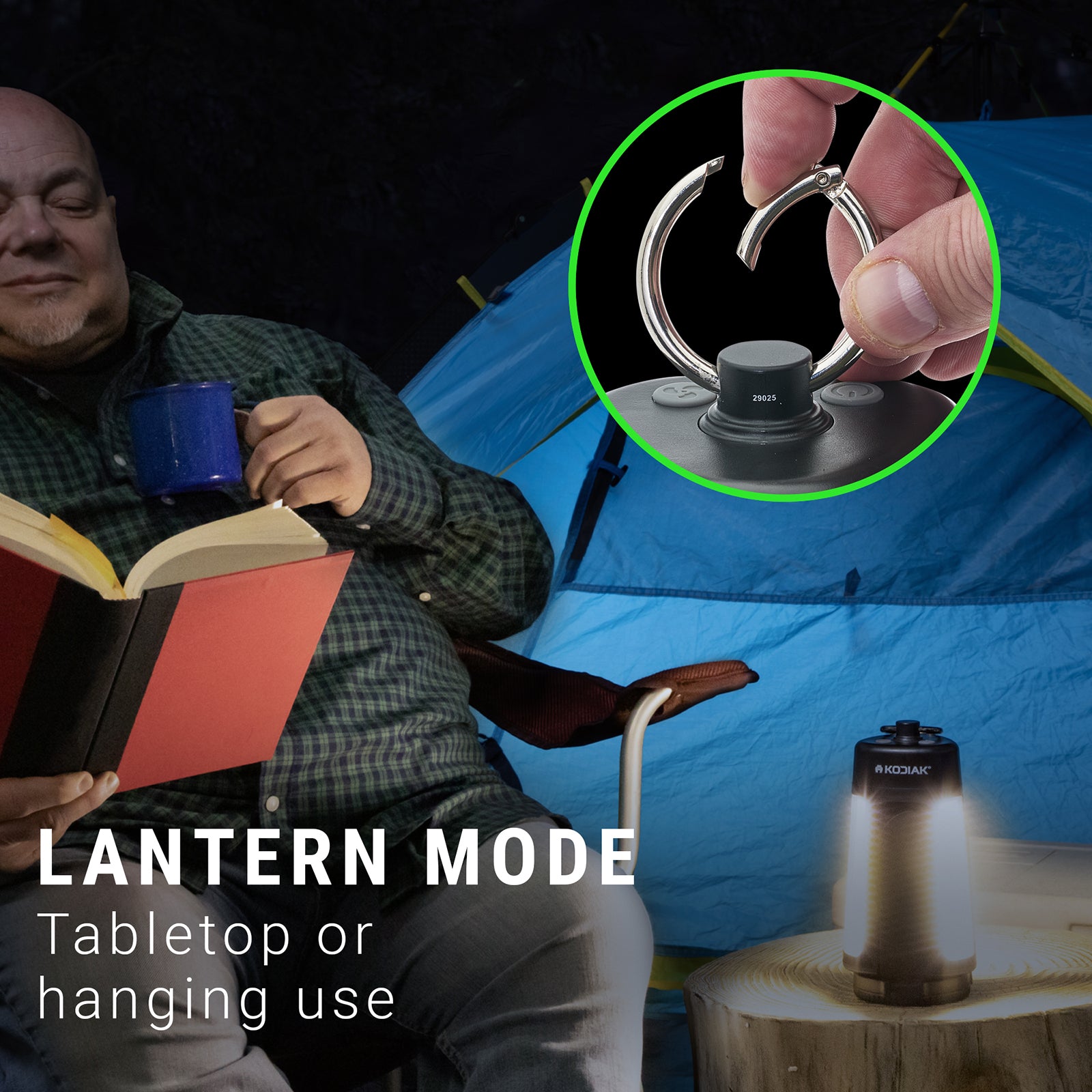 ワンダーフォーゲルランタン Kodiak® Klymate Rechargeable Combination Fan Lantern - LitezAll