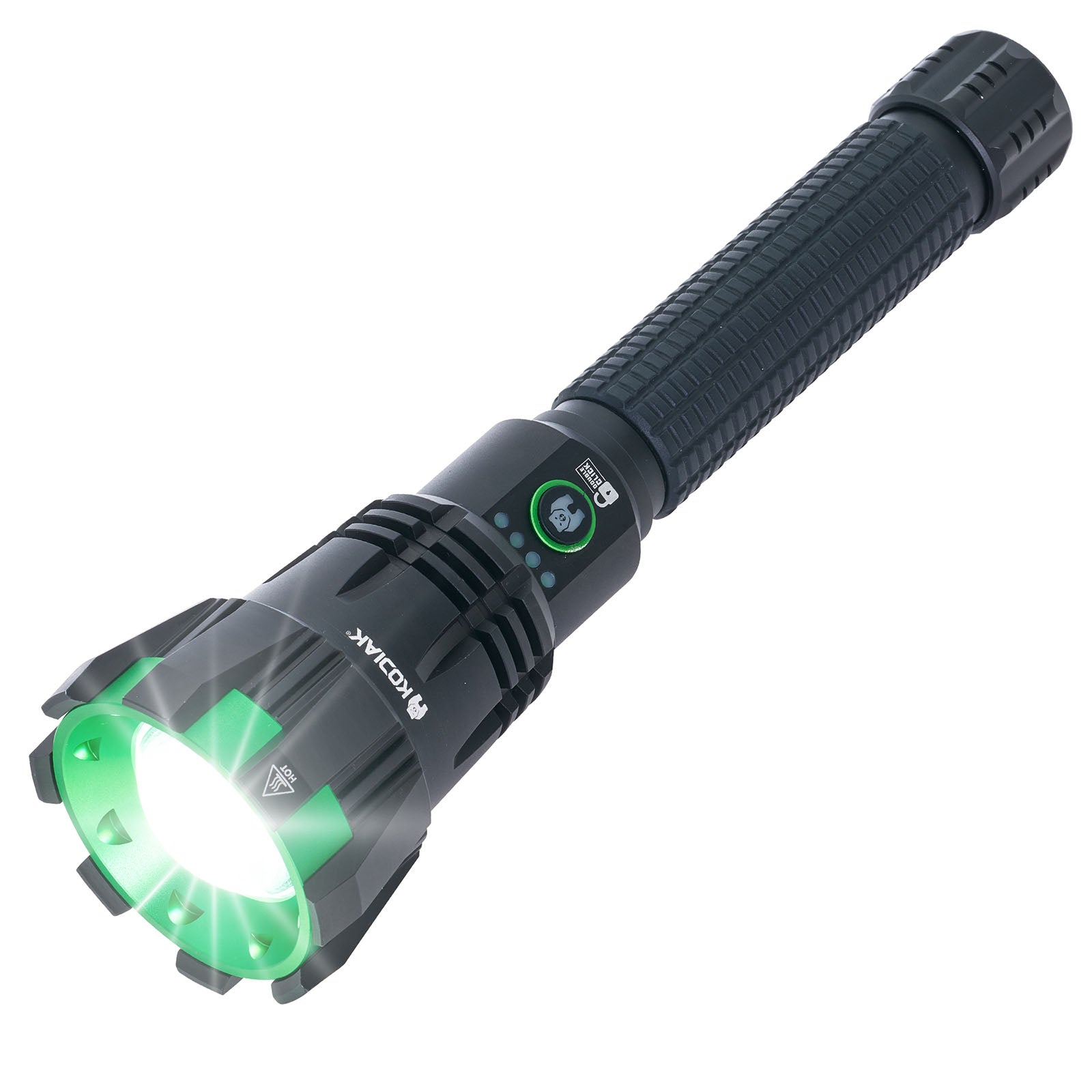 Kodiak® Krown Rechargeable 10000Lumen Tactical Flashlight with Power Bank - LitezAll - Tactical Flashlights - 2