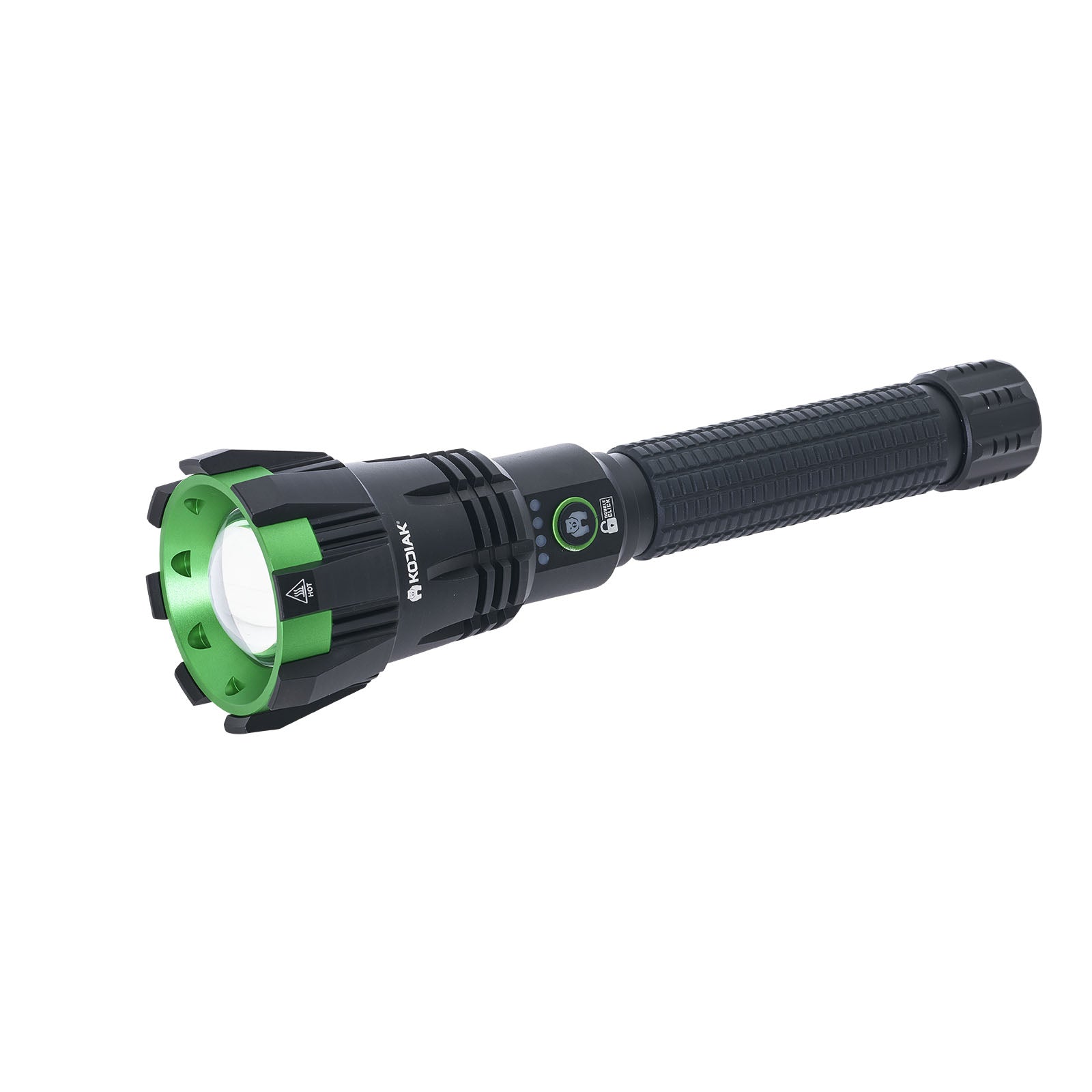 Kodiak® Krown Rechargeable 10000Lumen Tactical Flashlight with Power Bank