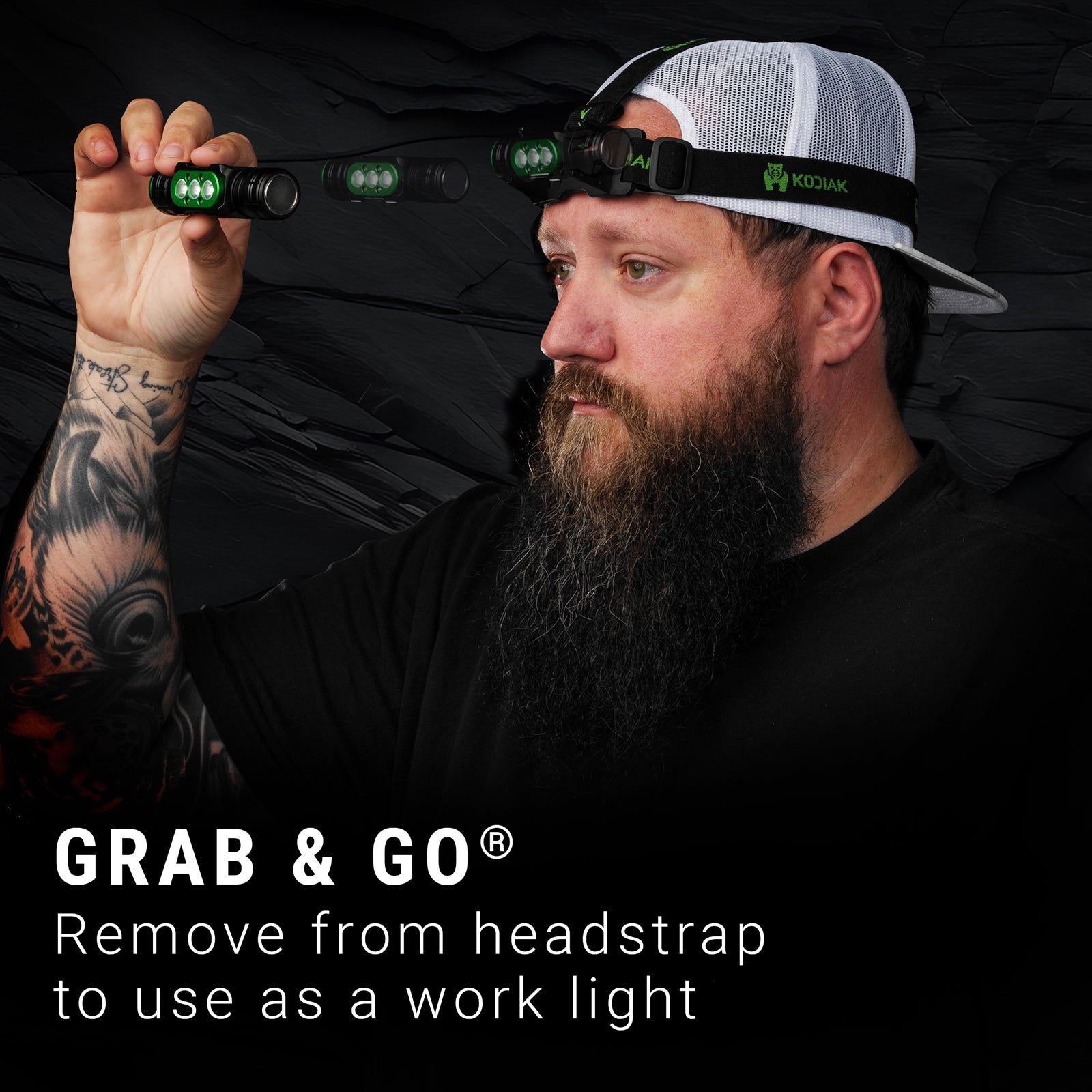 Kodiak® 1500 Lumen Rechargeable Headlamp - LitezAll - Headlamps - 4