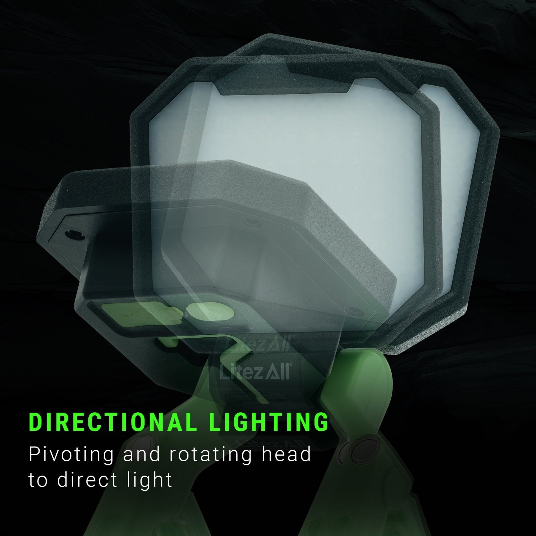 LitezAll® Rechargeable 2000 Lumen Folding Work Light with Power Bank - LitezAll - Work Lights - 8