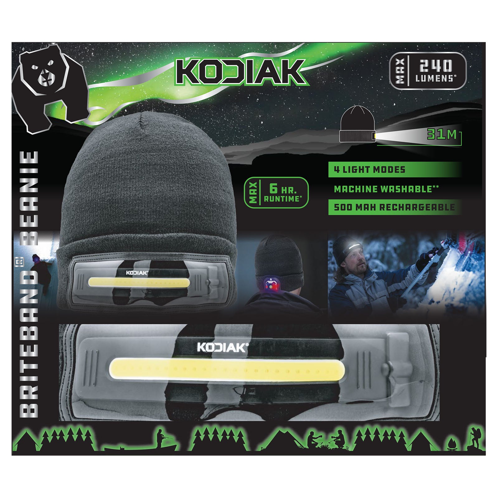 Kodiak® Beanie with Built-in Wide Beam Headlamp