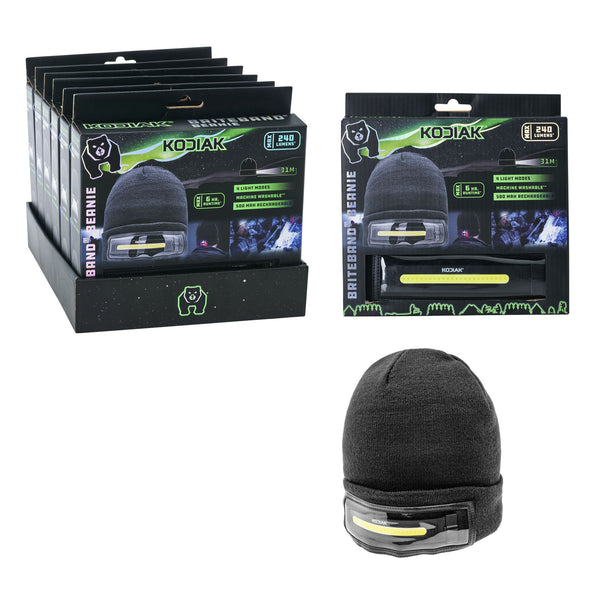 Kodiak® Beanie with Built-in Wide Beam Headlamp - LitezAll