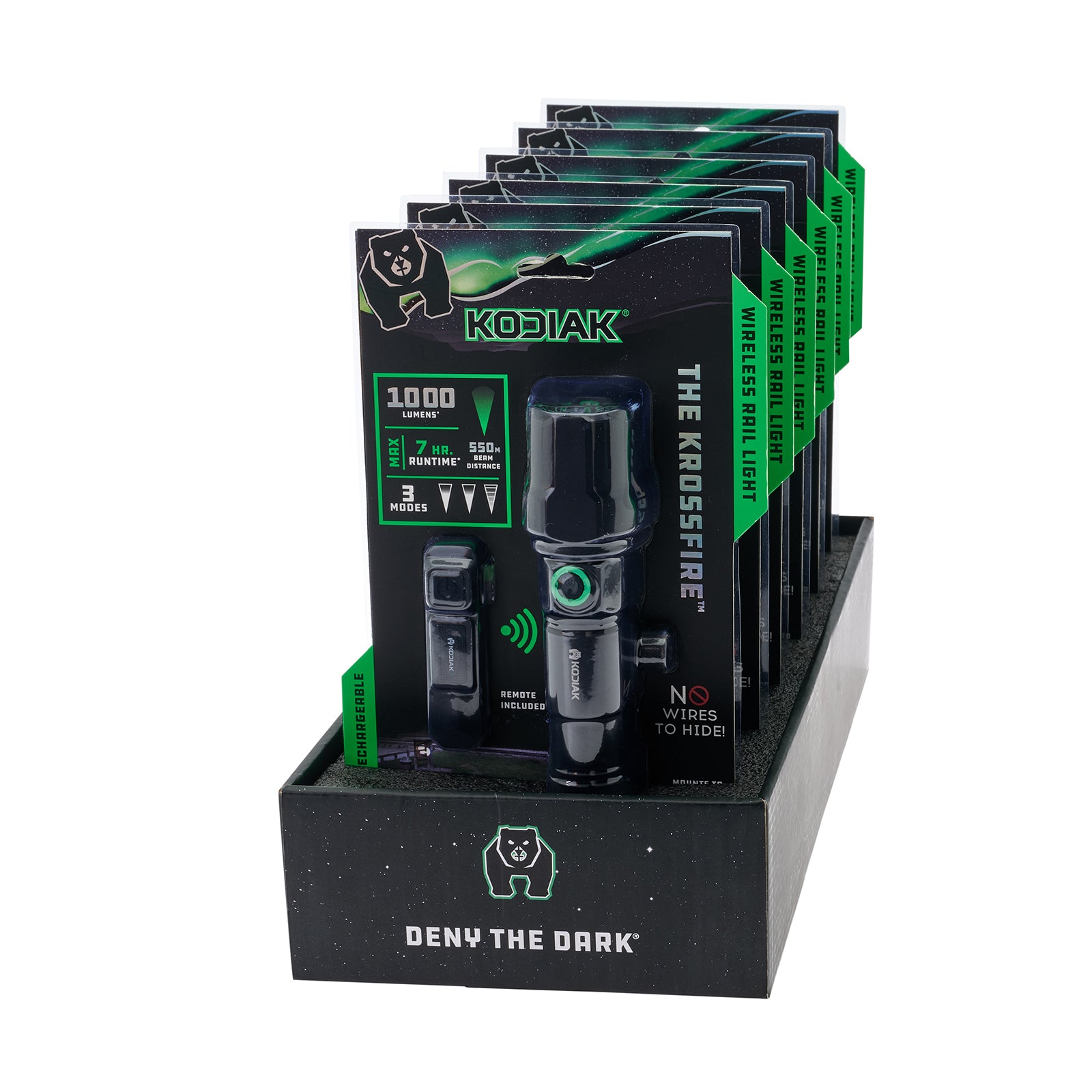 Kodiak® Krossfire® Rechargeable 1000 Lumen Tactical Flashlight with Remote - LitezAll - Tactical Flashlights - 18