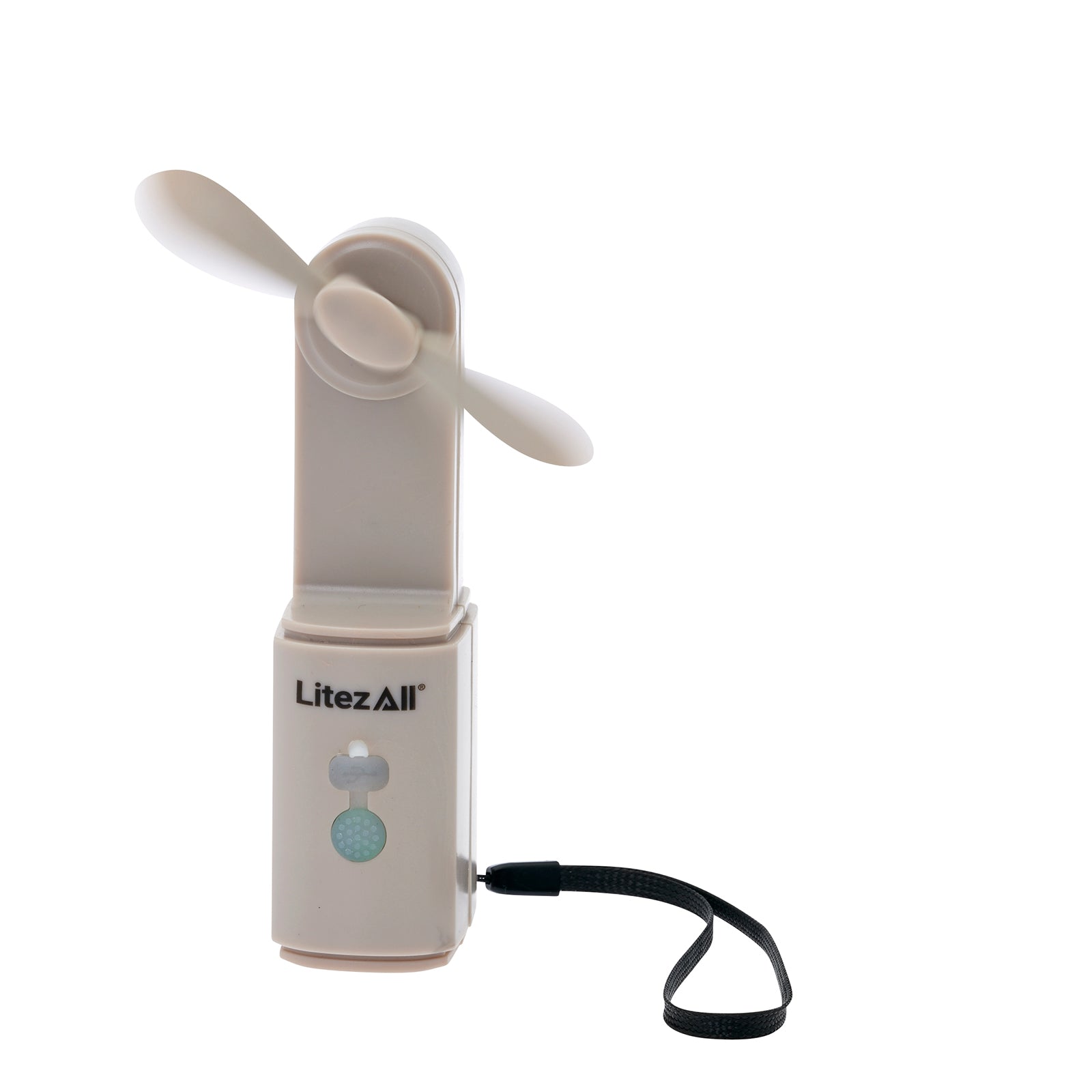 LitezAll® Rechargeable Pocket Fan with Flashlight - LitezAll