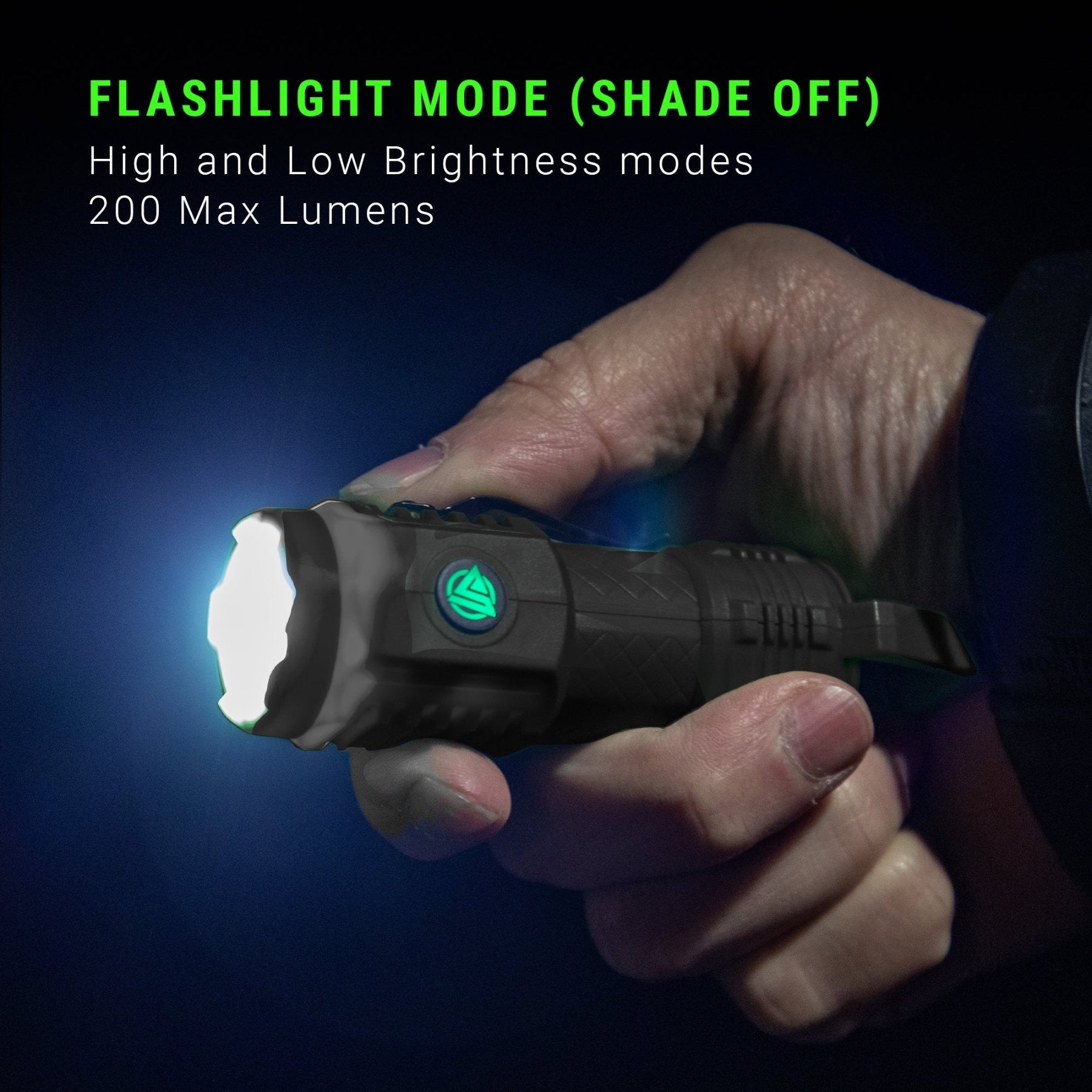 LitezAll® Rechargeable Pocket Flashlight with Removable Shade - LitezAll - Flashlights - 3