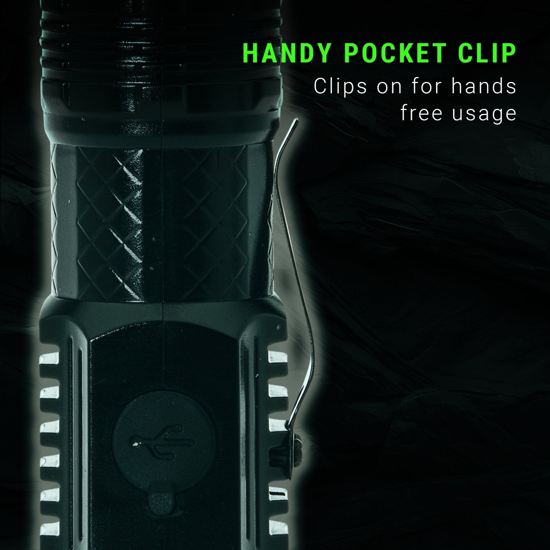 LitezAll® Rechargeable Pocket Flashlight with Removable Shade - LitezAll - Flashlights - 6