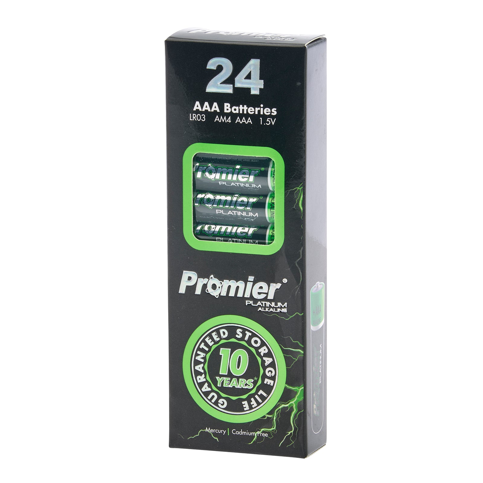 Promier® AAA Platinum Alkaline Battery 96 Pack - LitezAll - Alkaline Batteries - 5