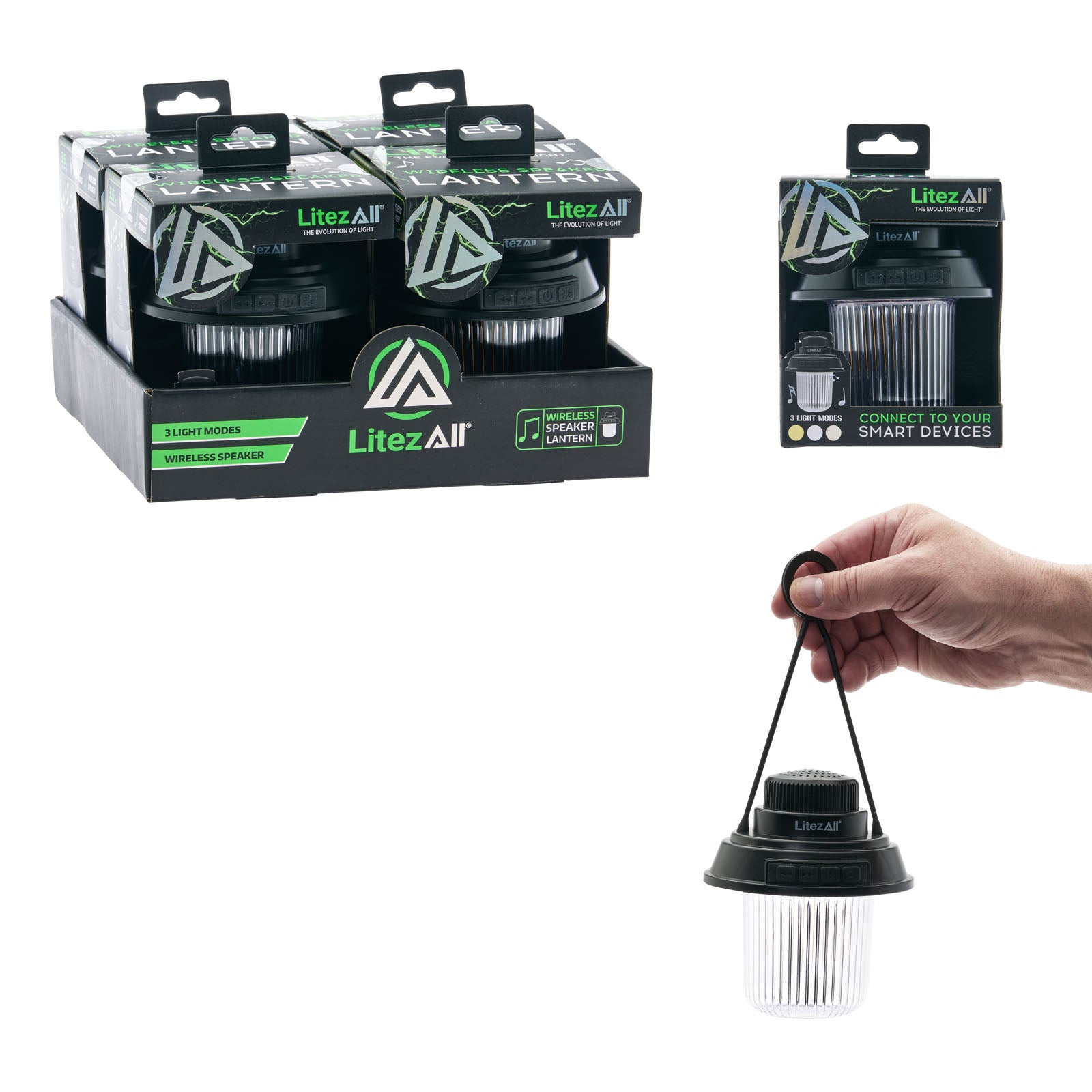 LitezAll Rechargeable Mini Camping Lantern with Bluetooth Speaker - LitezAll - Lanterns - 1