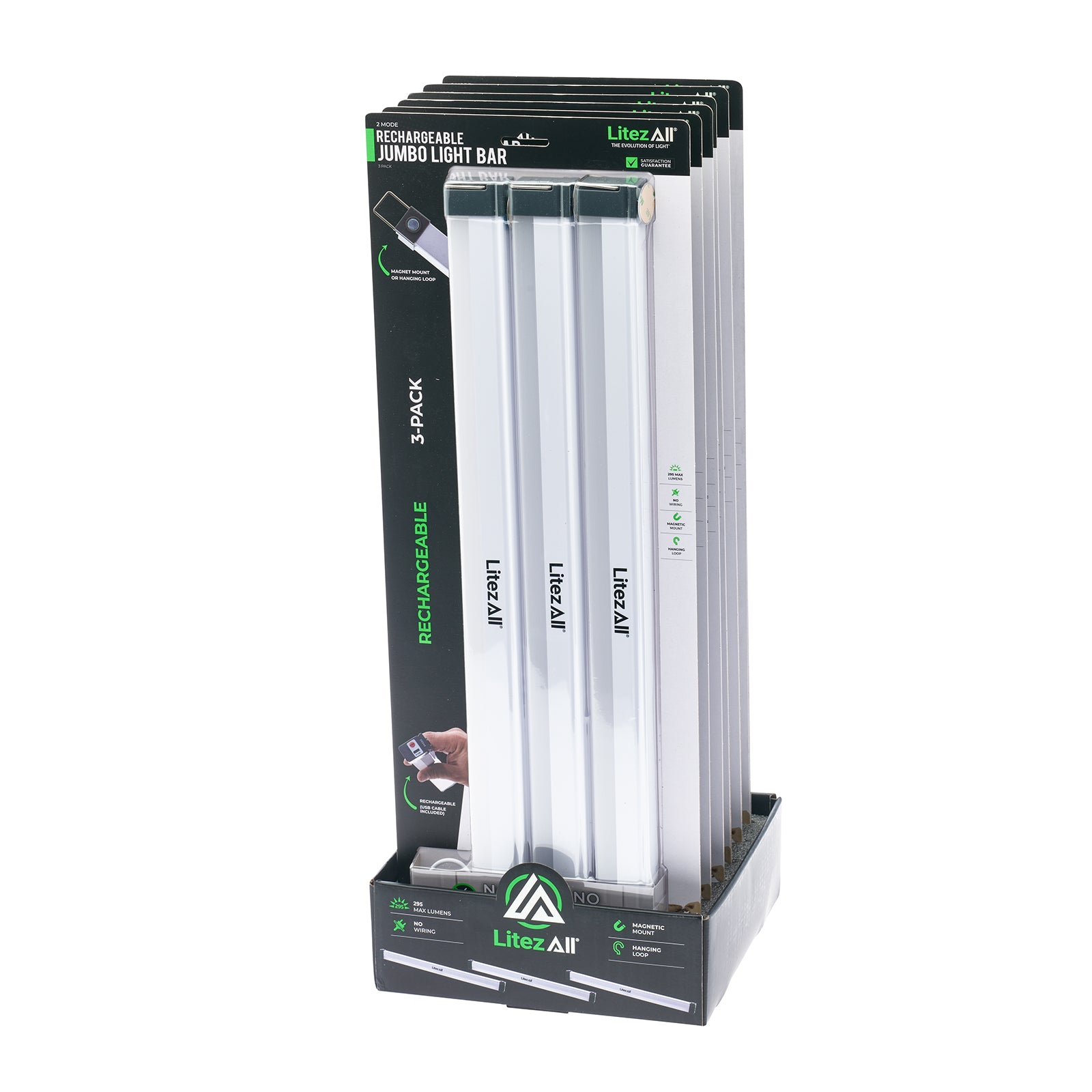 LitezAll Rechargeable Jumbo Light Bar 3 Pack - LitezAll - Wireless Lighting Solutions - 22