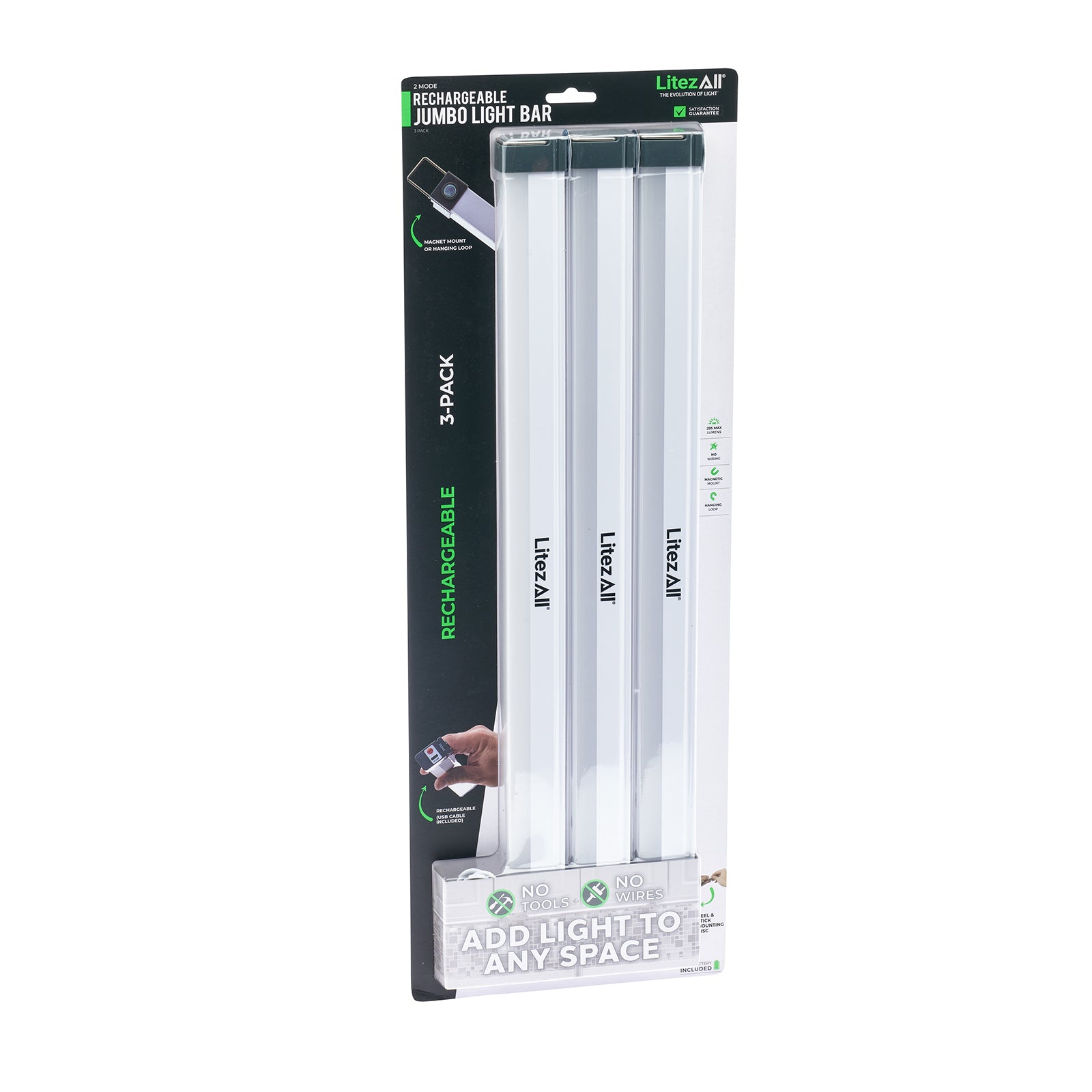 LitezAll Rechargeable Jumbo Light Bar 3 Pack - LitezAll - Wireless Lighting Solutions - 29