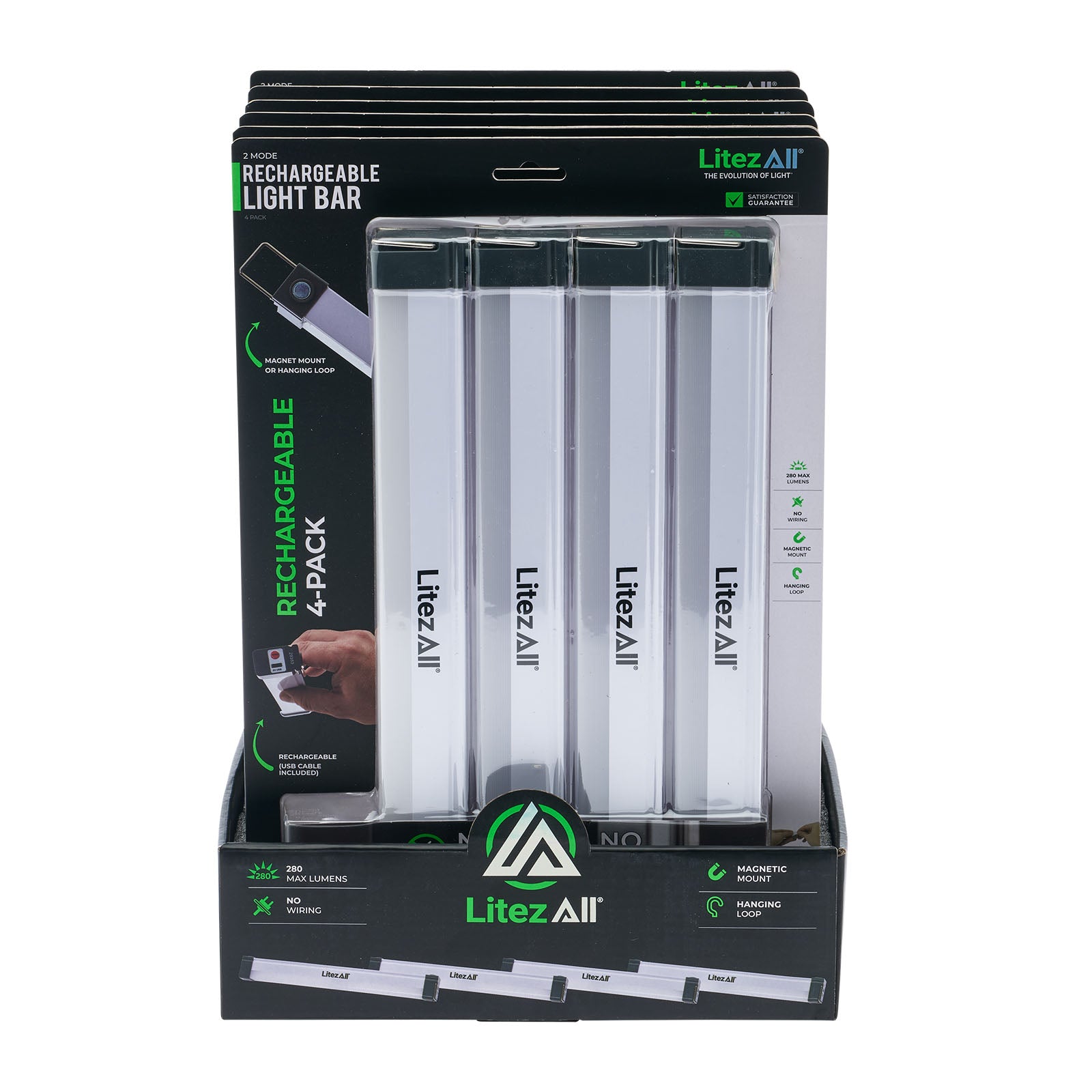 LitezAll Rechargeable Light Bar 4 Pack - LitezAll - Wireless Lighting Solutions - 22