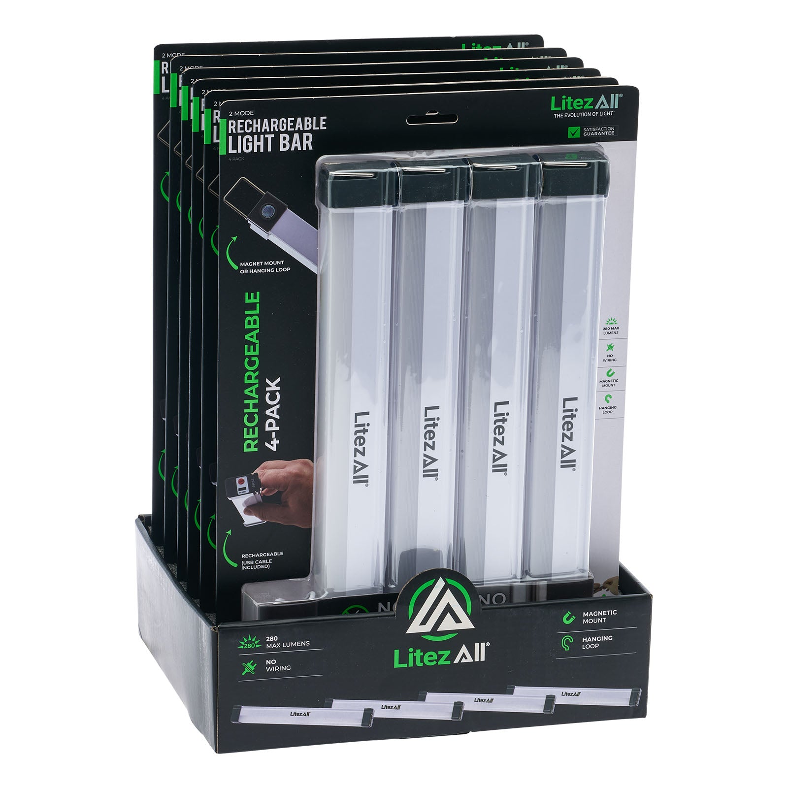 LitezAll Rechargeable Light Bar 4 Pack - LitezAll - Wireless Lighting Solutions - 23