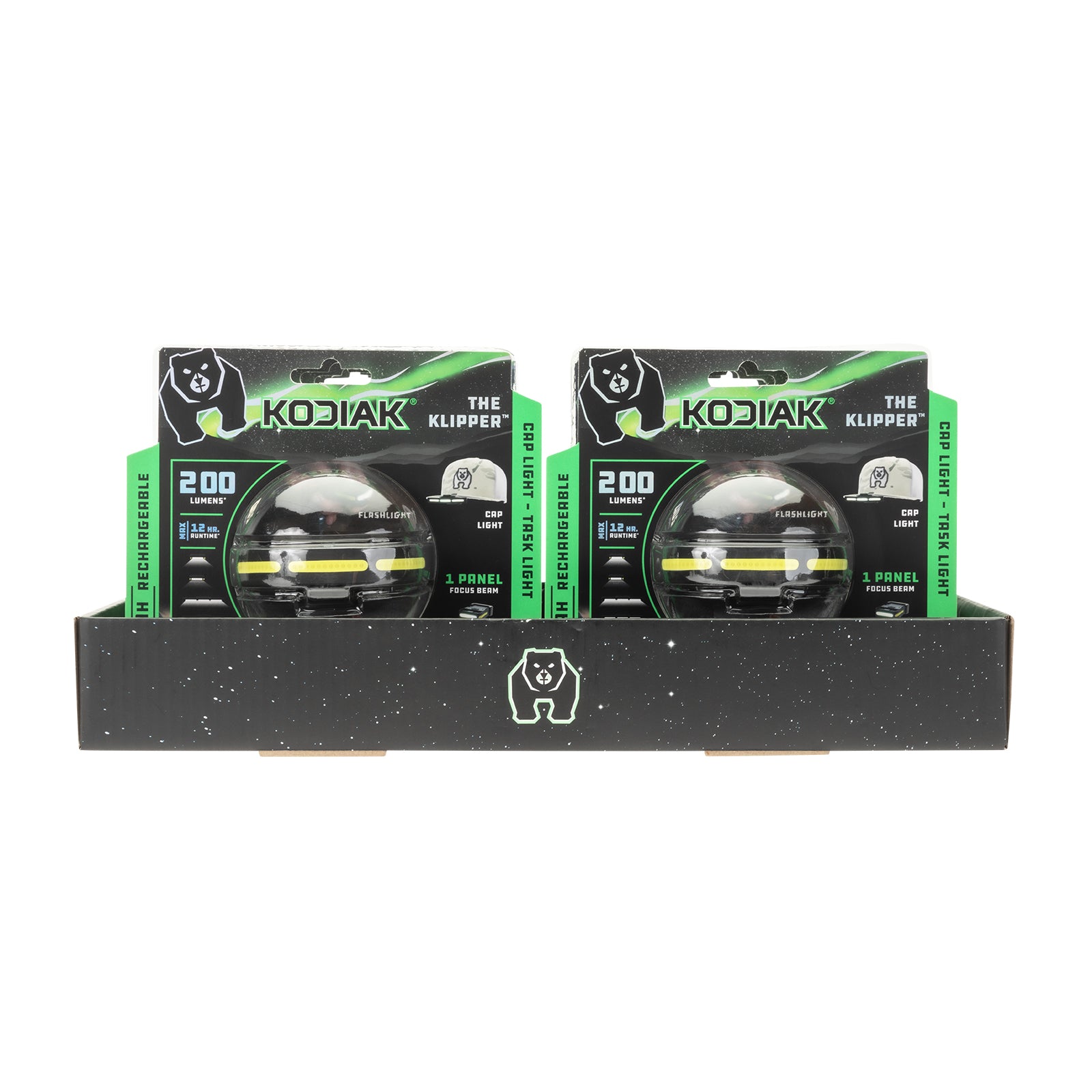 Kodiak® Klipper Rechargeable 200 Lumen Cap Light - LitezAll - Headlamps - 55