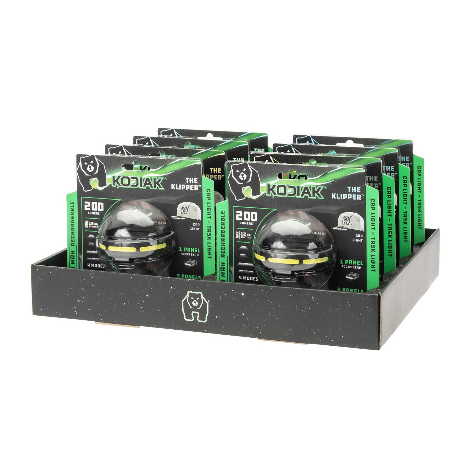 Kodiak® Klipper Rechargeable 200 Lumen Cap Light - LitezAll - Headlamps - 58