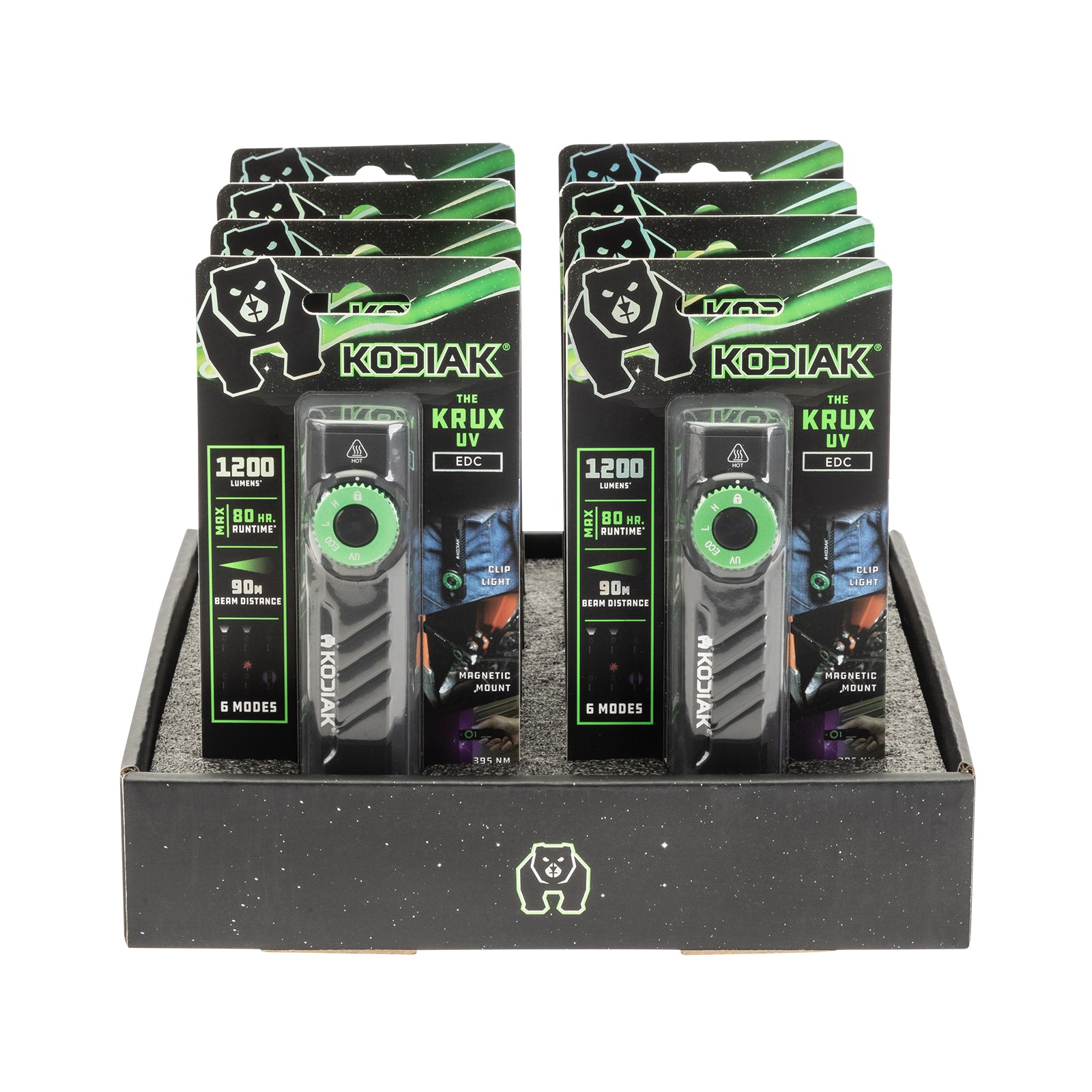 Kodiak® Krux Rechargeable Low Profile Flashlight with UV and Red Laser - LitezAll - Flashlights - 40