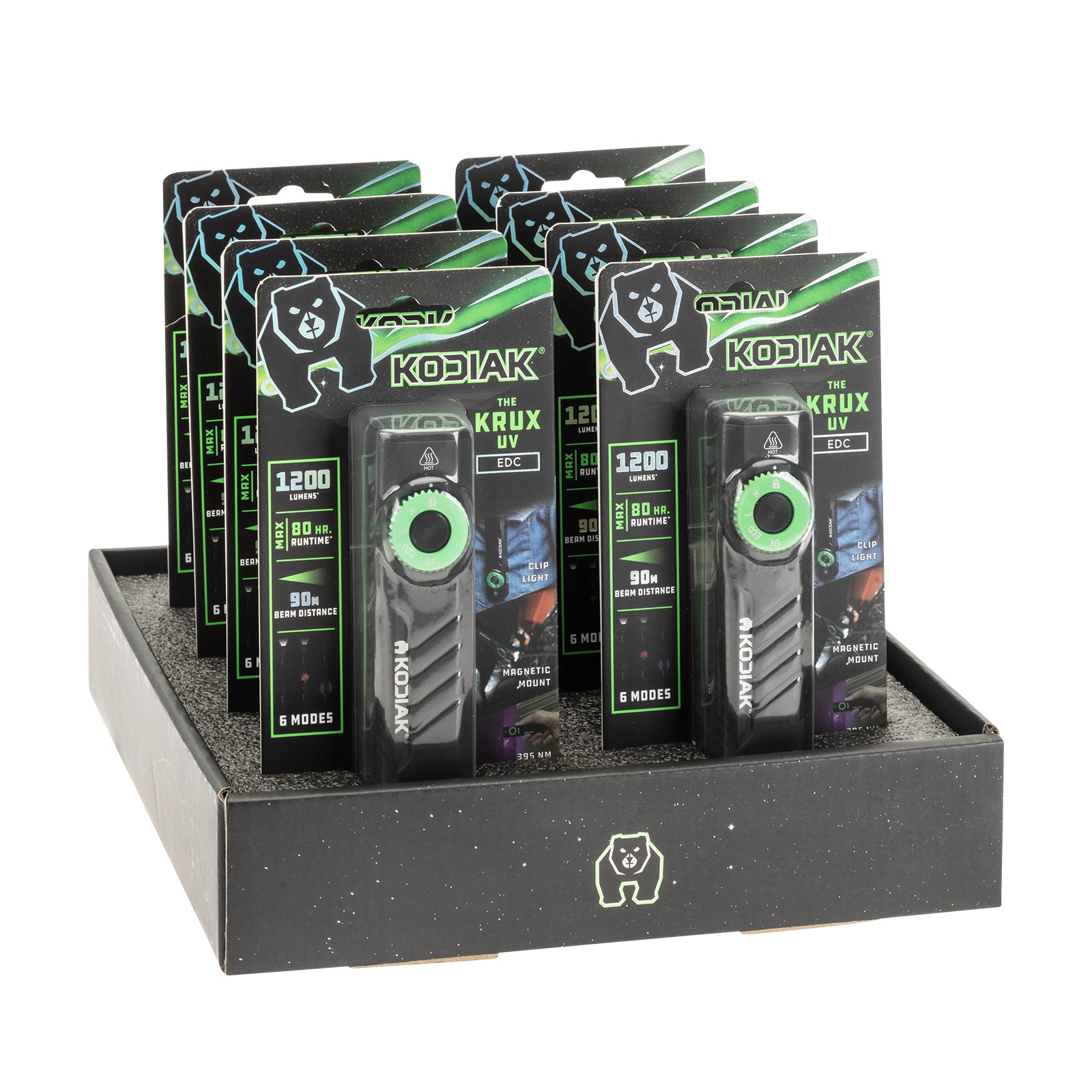 Kodiak® Krux Rechargeable Low Profile Flashlight with UV and Red Laser - LitezAll - Flashlights - 41