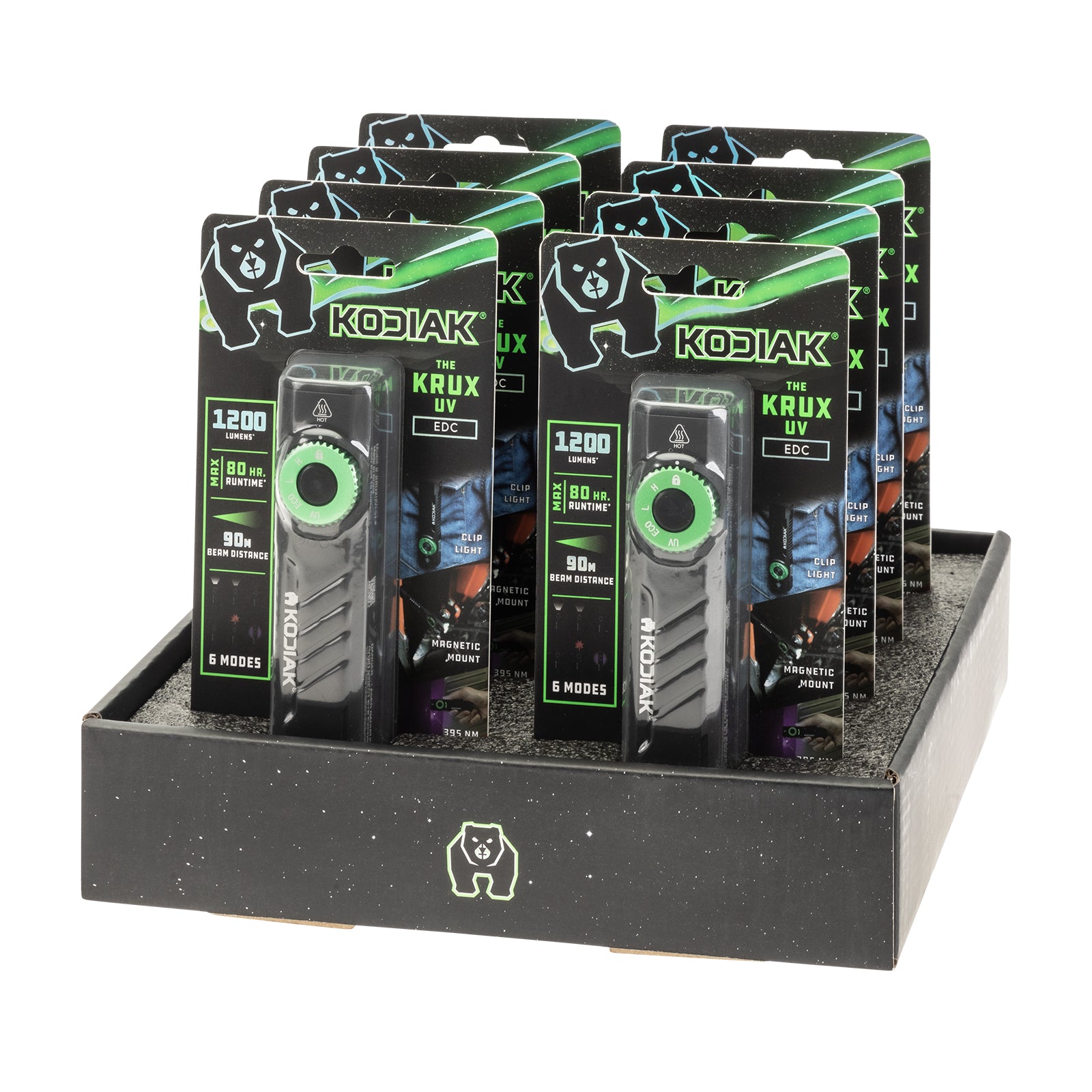 Kodiak® Krux Rechargeable Low Profile Flashlight with UV and Red Laser - LitezAll - Flashlights - 42