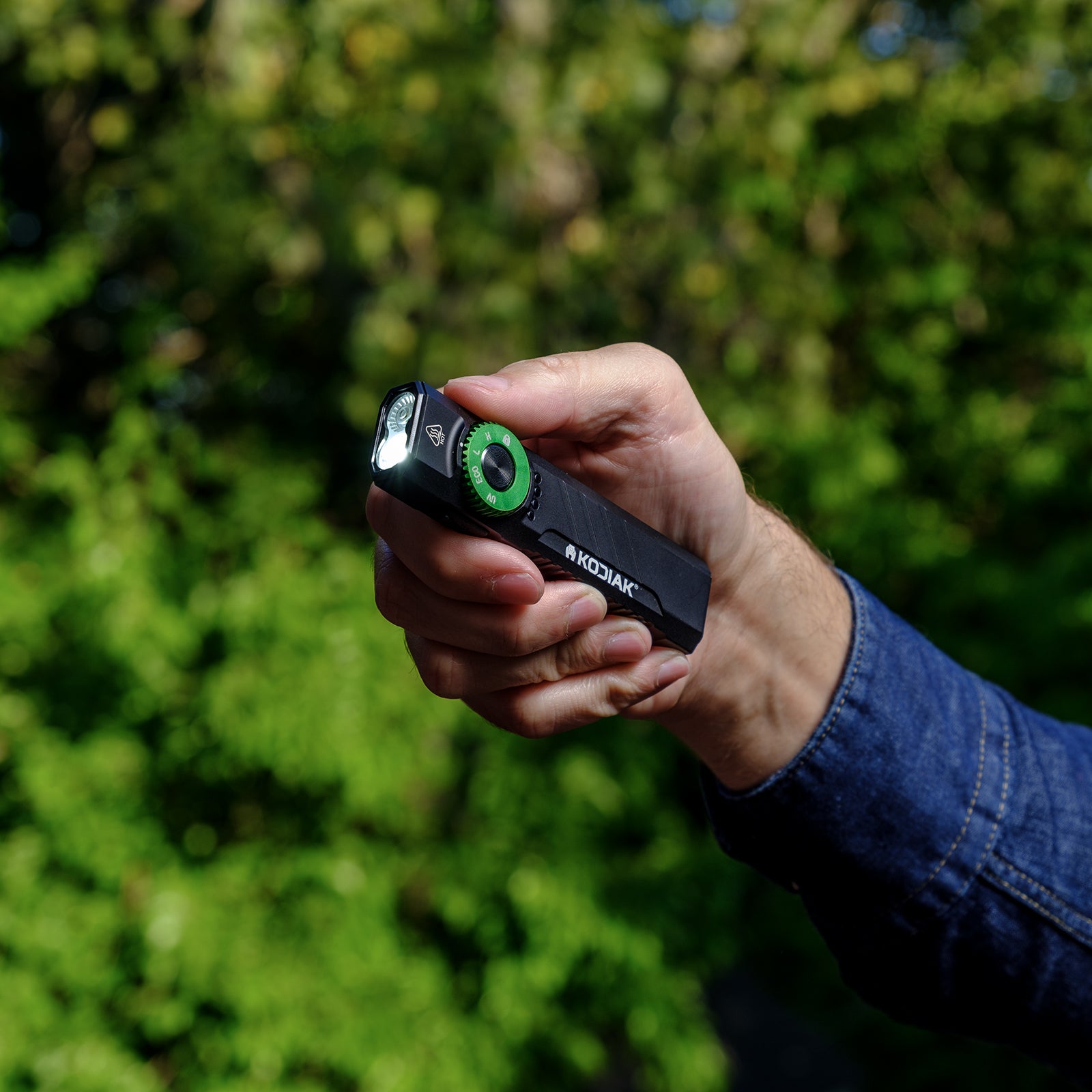 Kodiak® Krux Rechargeable Low Profile Flashlight with UV and Red Laser - LitezAll - Flashlights - 12