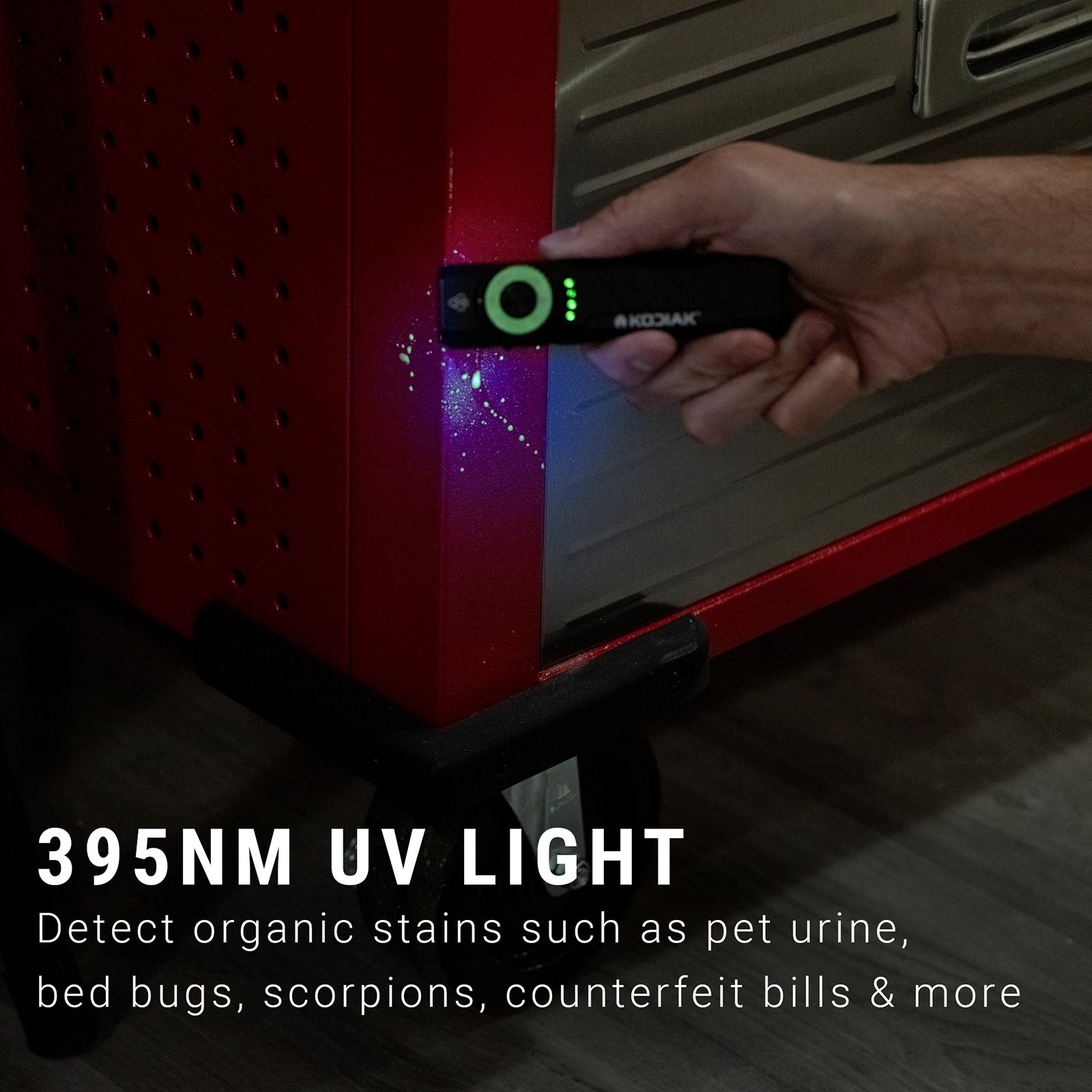 Kodiak® Krux Rechargeable Low Profile Flashlight with UV and Red Laser - LitezAll - Flashlights - 6