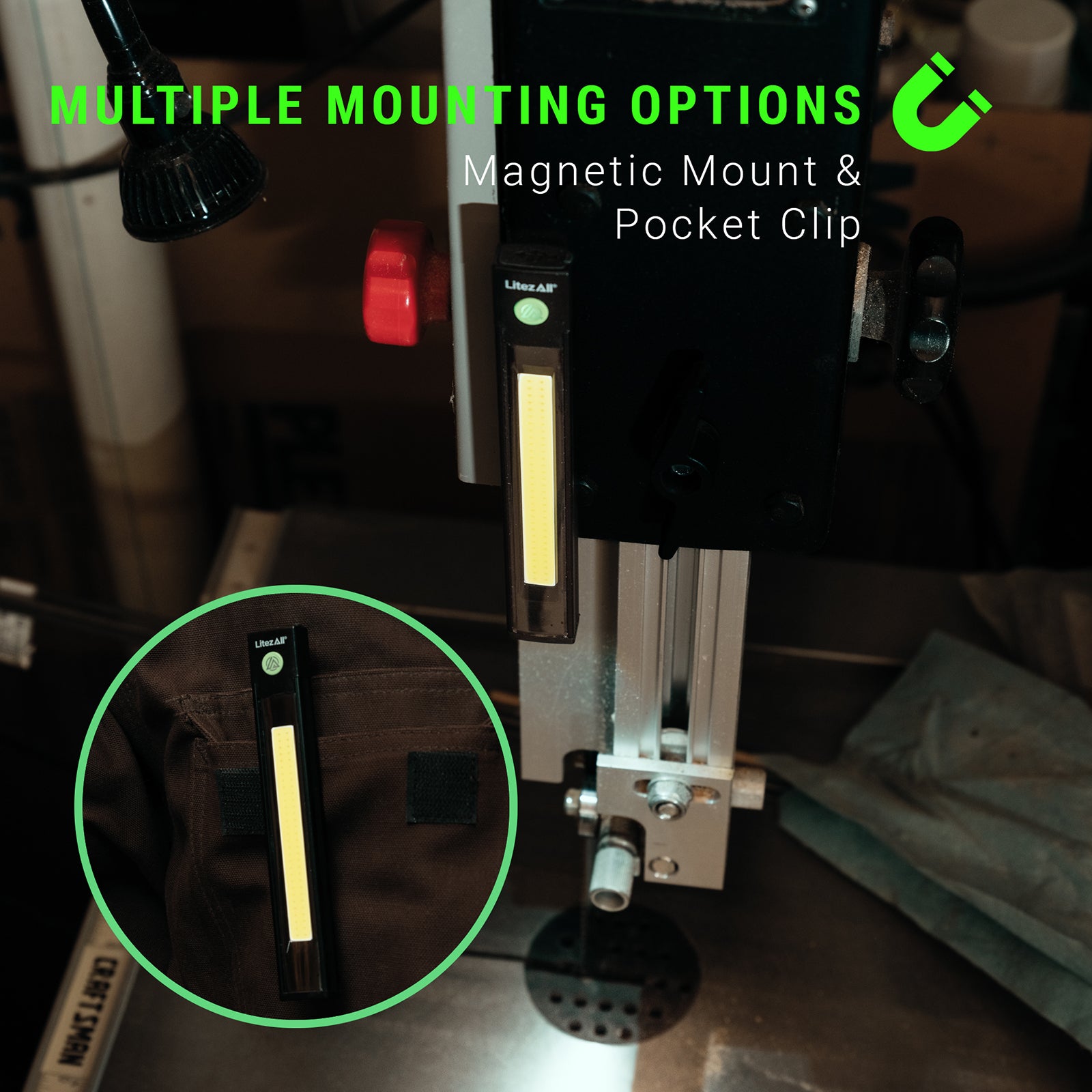 LitezAll® Rechargeable Everyday Carry Pen Light with Laser Pointer - LitezAll - Pen Lights - 6