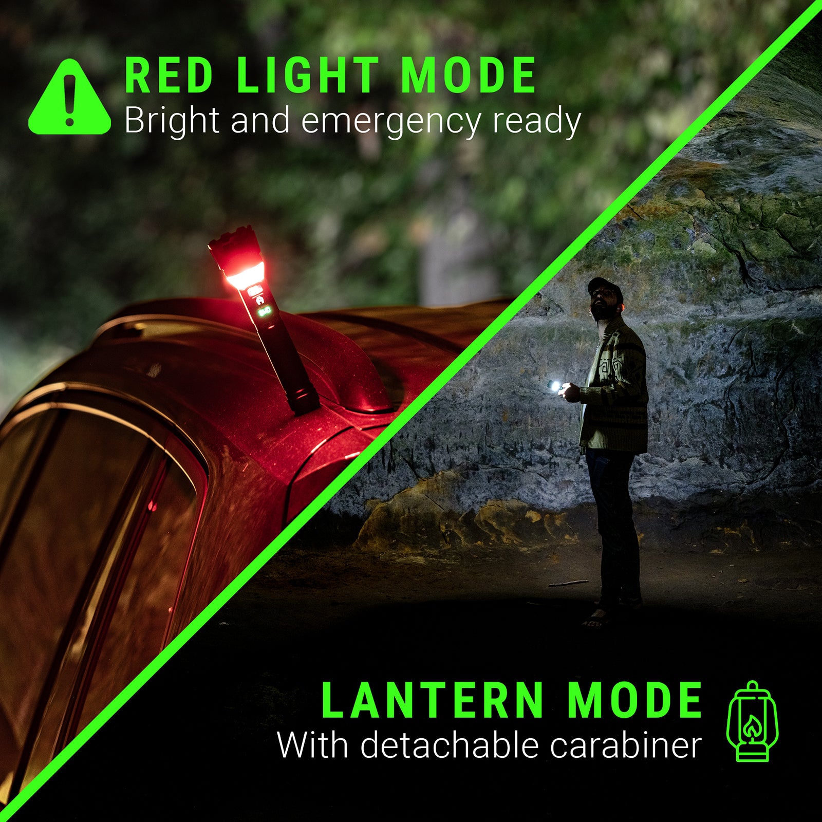 Kodiak® Kavern 1100 Lumen Smart Focus Rechargeable Flashlight - Lantern - LitezAll - Tactical Flashlights - 5