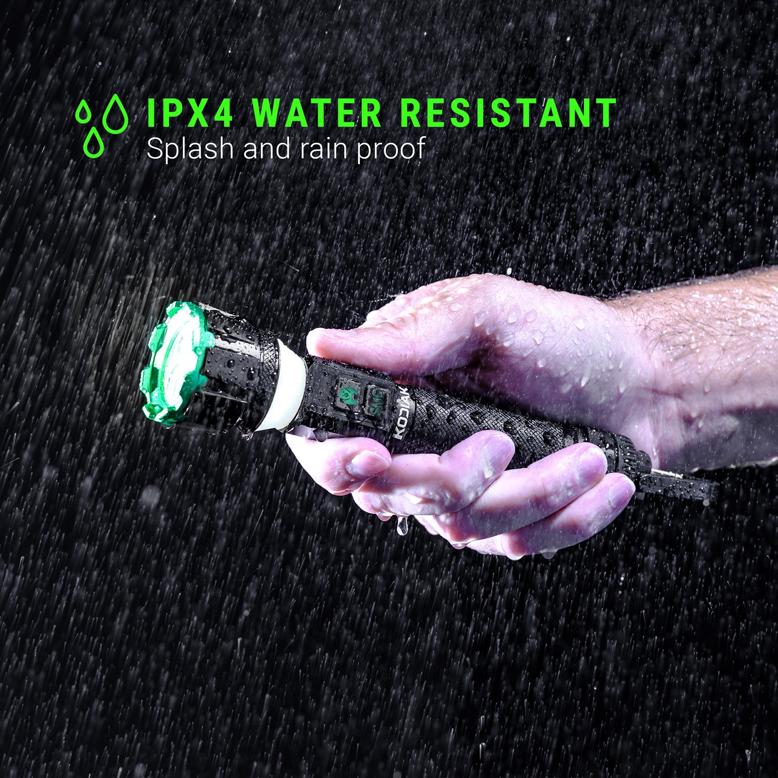 Kodiak® Kavern® 1100 Lumen Smart Focus Rechargeable Flashlight