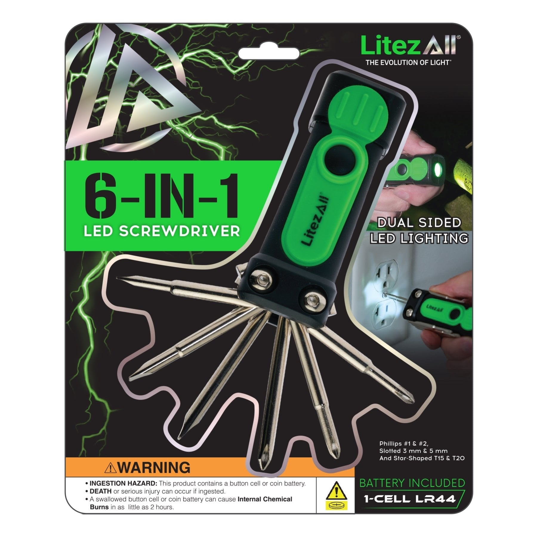LitezAll® 6 in 1 LED Screwdriver - LitezAll - 2