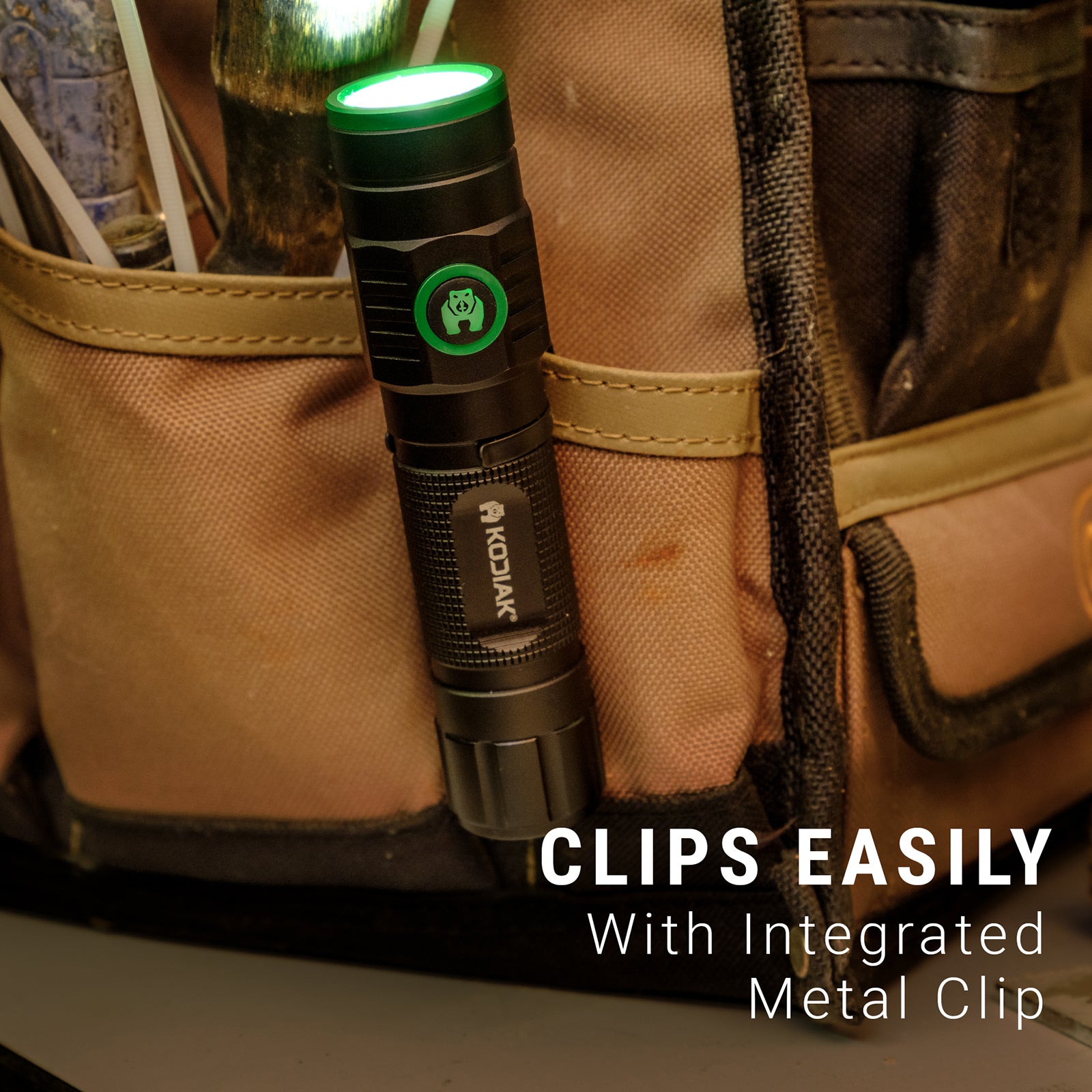 Kodiak® The KUB 2.0 Rechargeable 2000 Lumen Compact Tactical Flashlight - LitezAll - Tactical Flashlights - 5