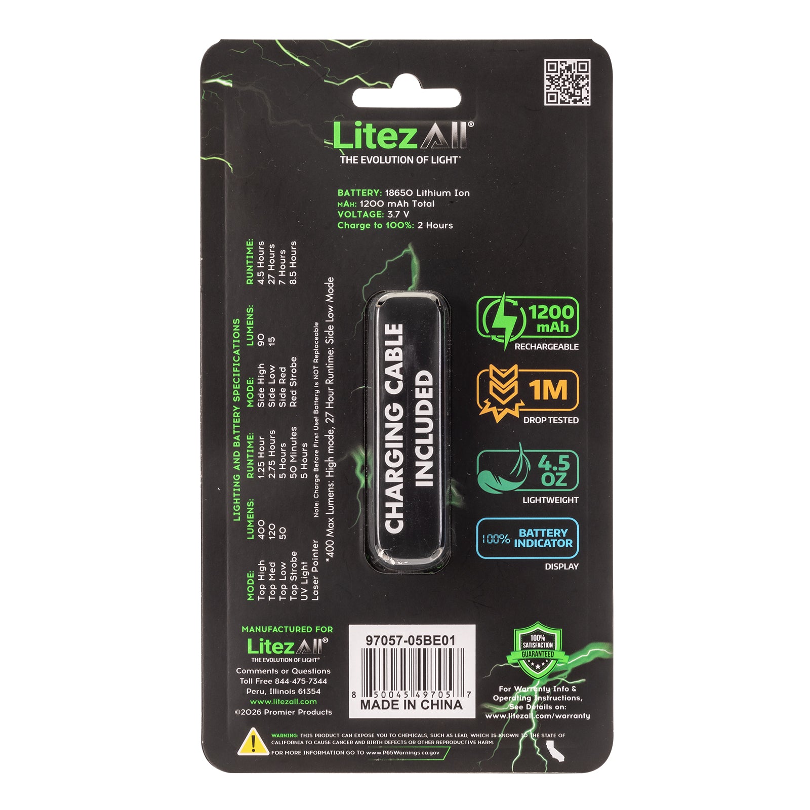 LitezAll® The Litty® Rechargeable Multi - Function Flashlight - LitezAll - Flashlights - 42